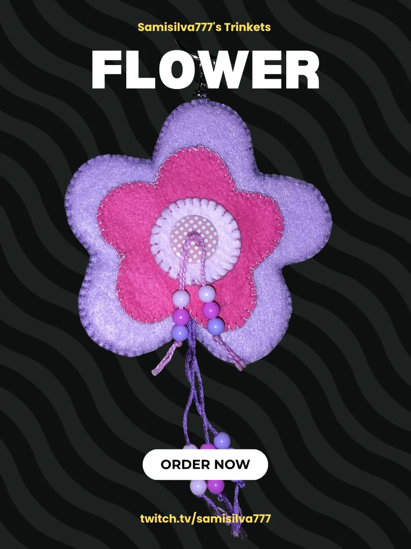 Flower 2D Keychain product image (1)