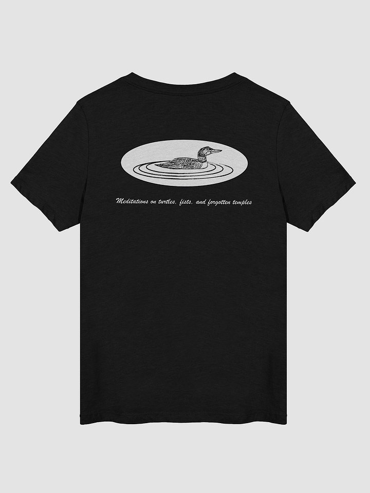 Women's V-neck Coastlines and Clear Gray Skies T-shirt Black product image (2)