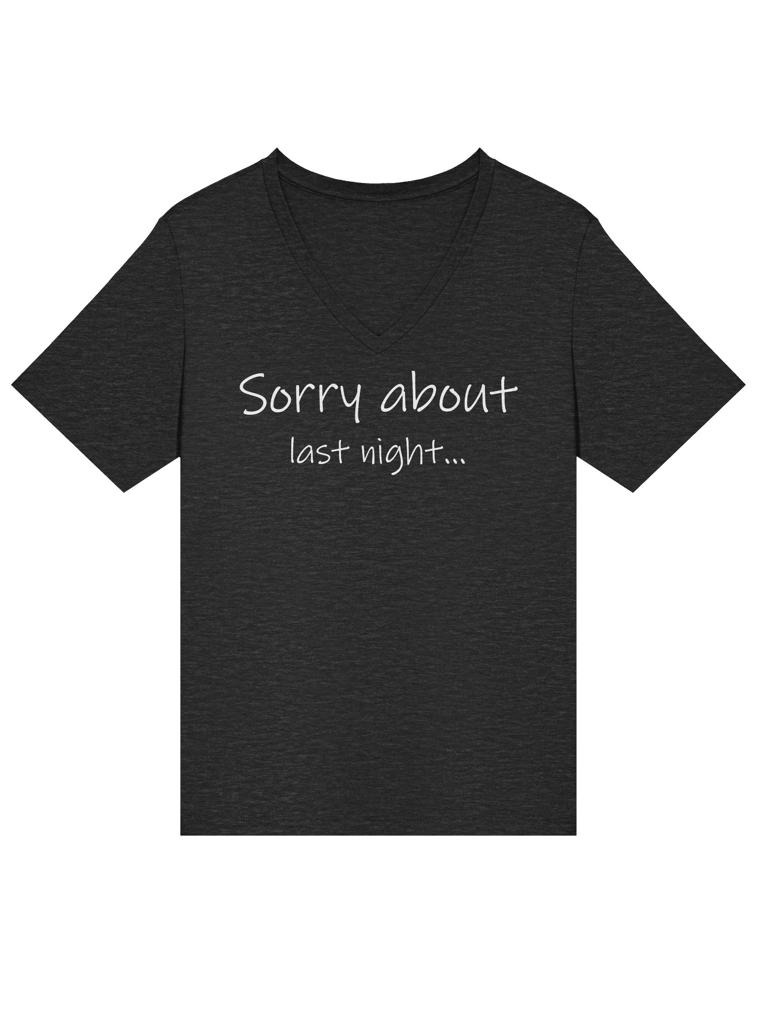Sorry About Last Night Wm V Tee product image (61)