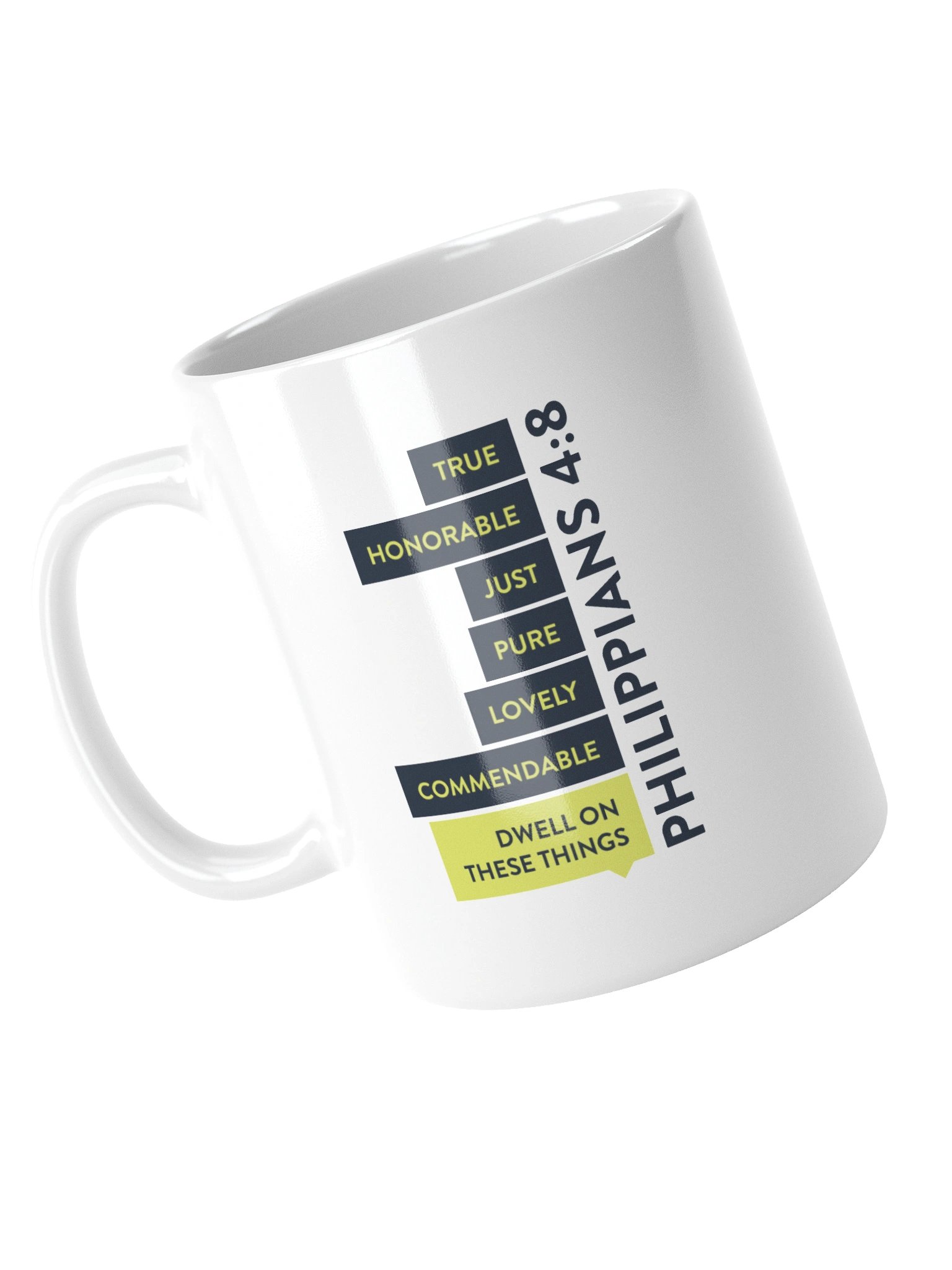 Phil 4:8 (Navy) - Coffee Mug product image (4)