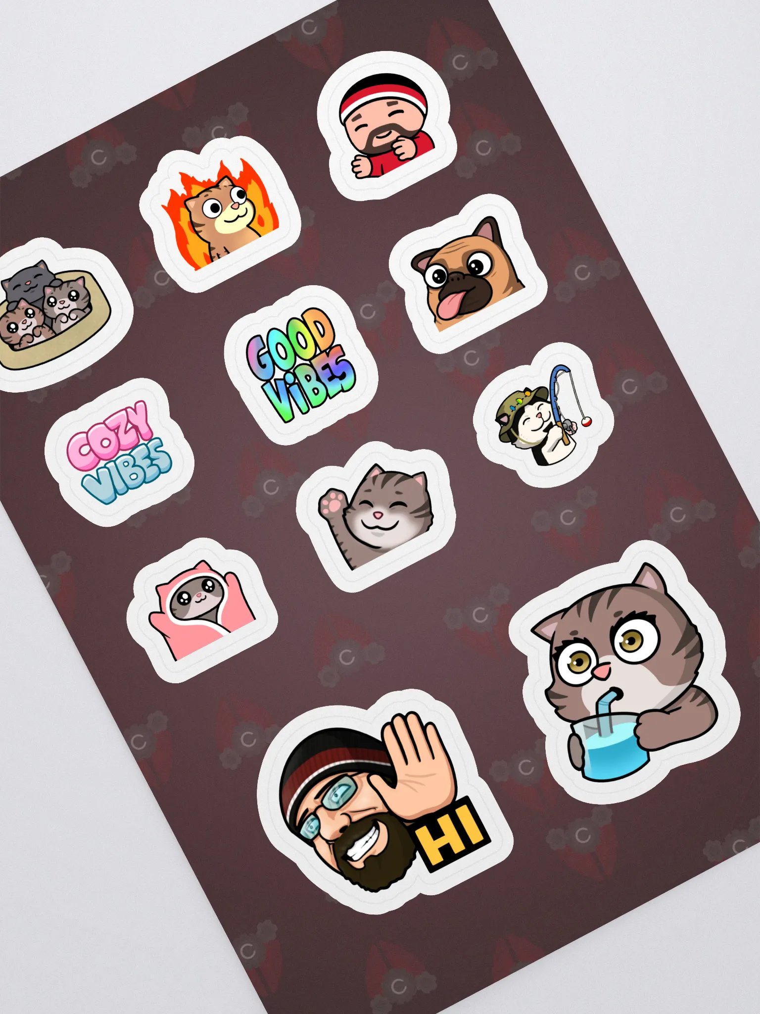 Cohh Emote Sticker Sheet product image (1)