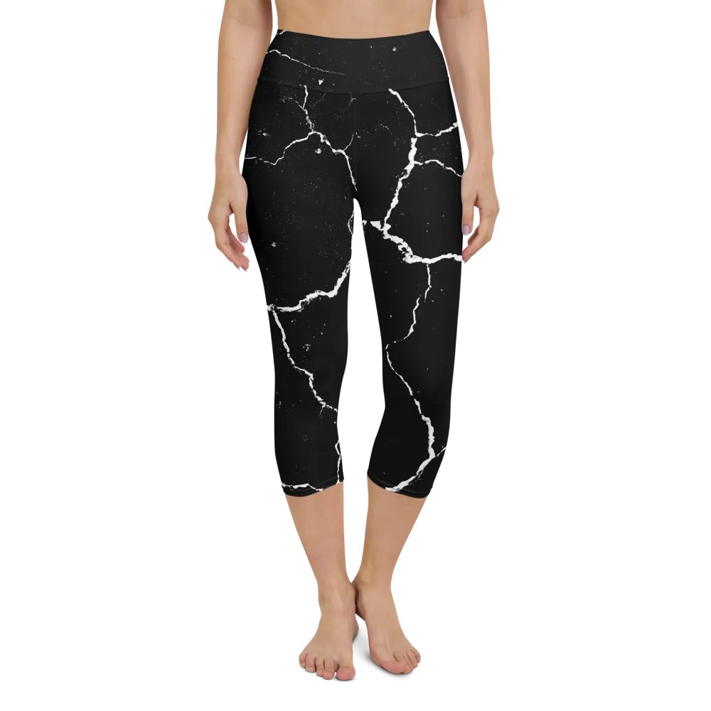 Cracked Network Yoga Capri Leggings product image (4)