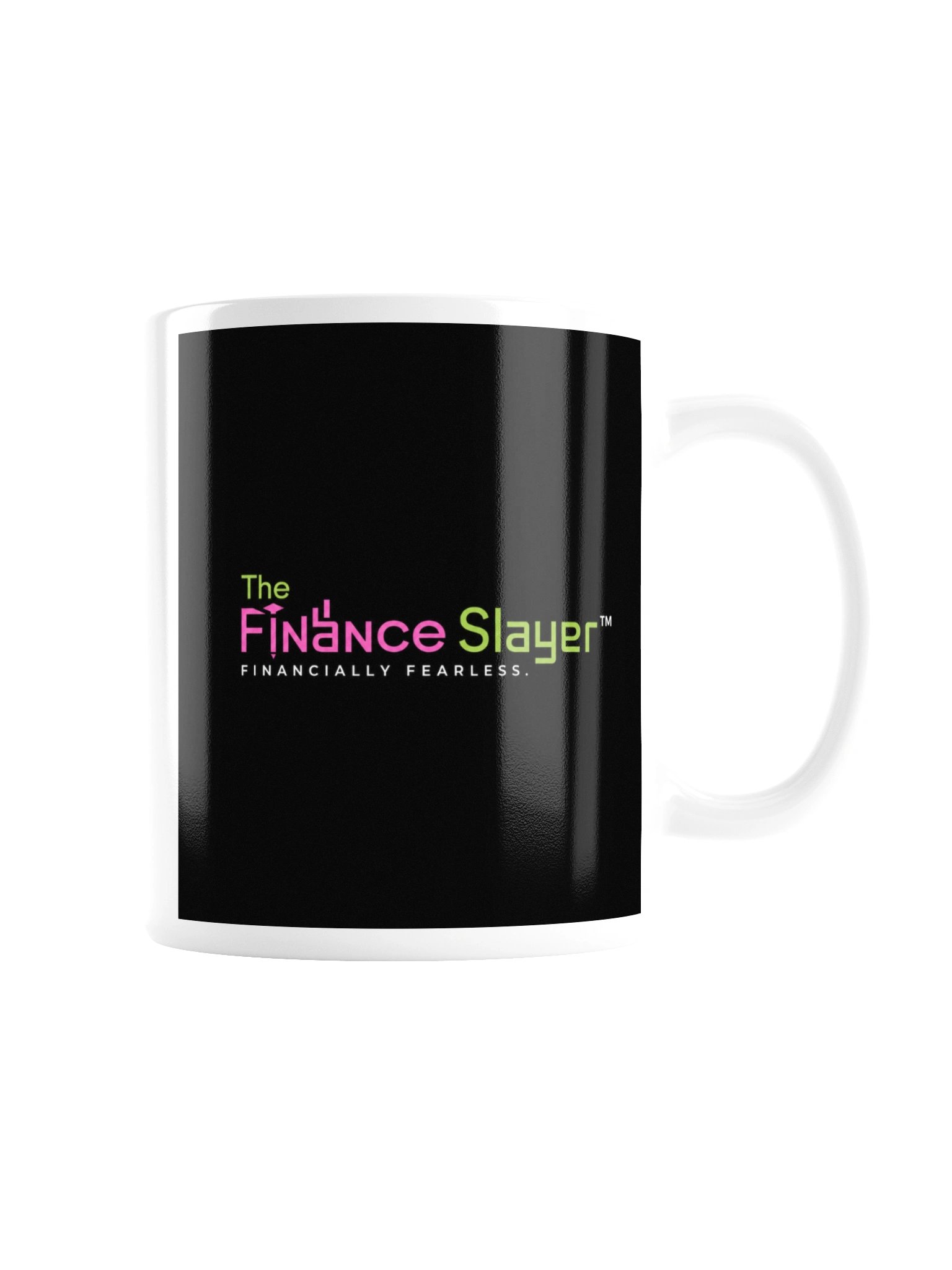 The Finance Slayer™ White Glossy Mug | Financially Fearless Coffee Mug | Premium Ceramic Cup product image (3)