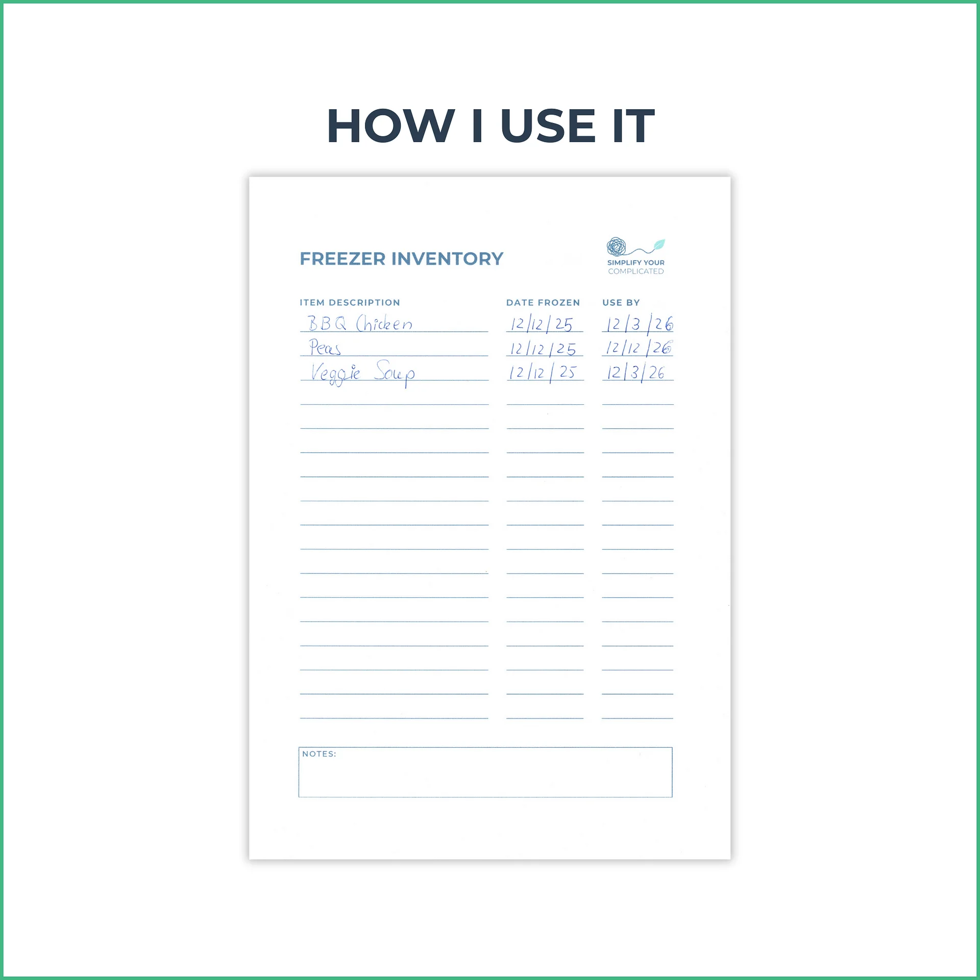 Freezer Inventory Tracker product image (3)
