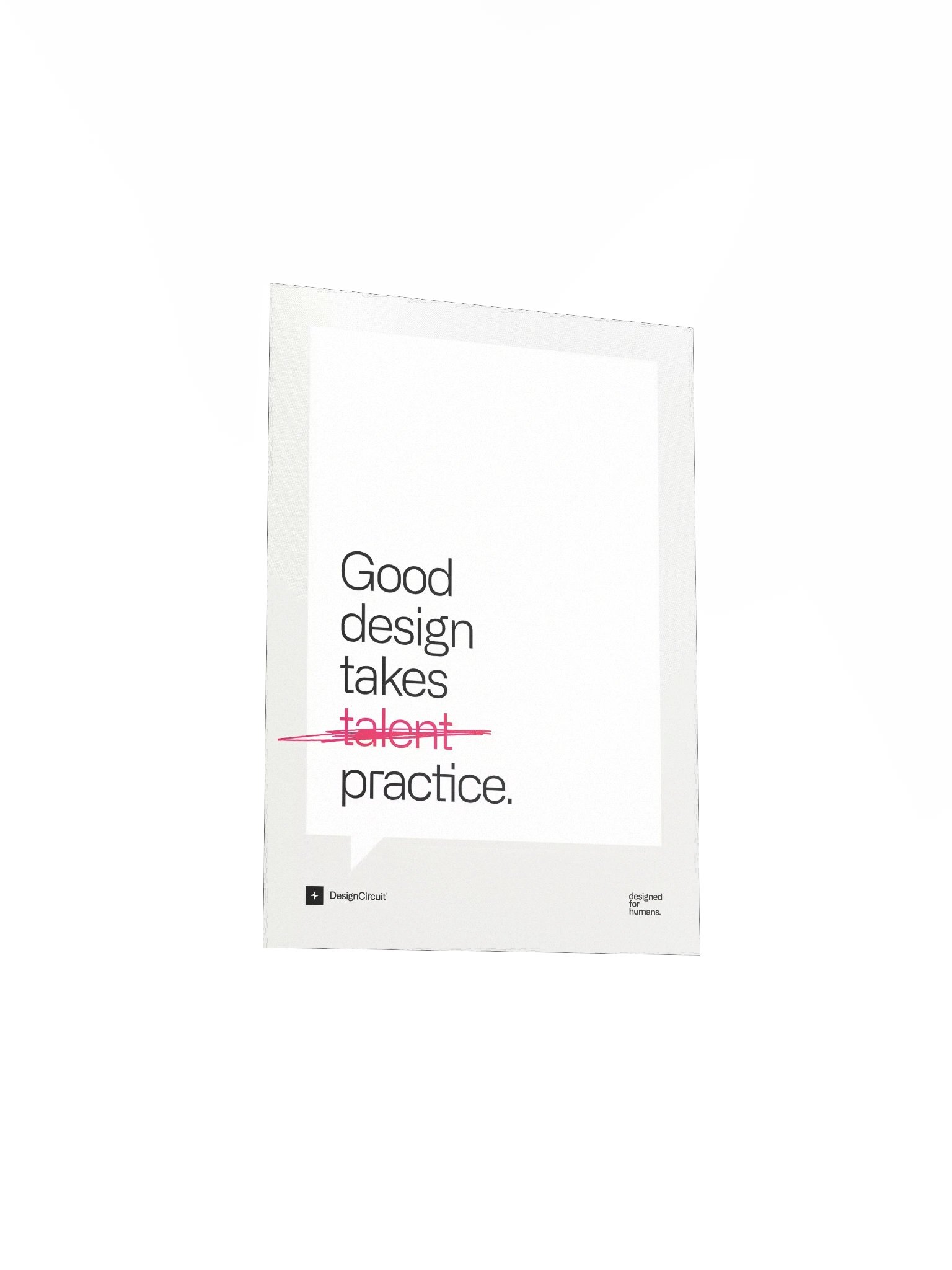 Good Design Takes Practice Print product image (4)