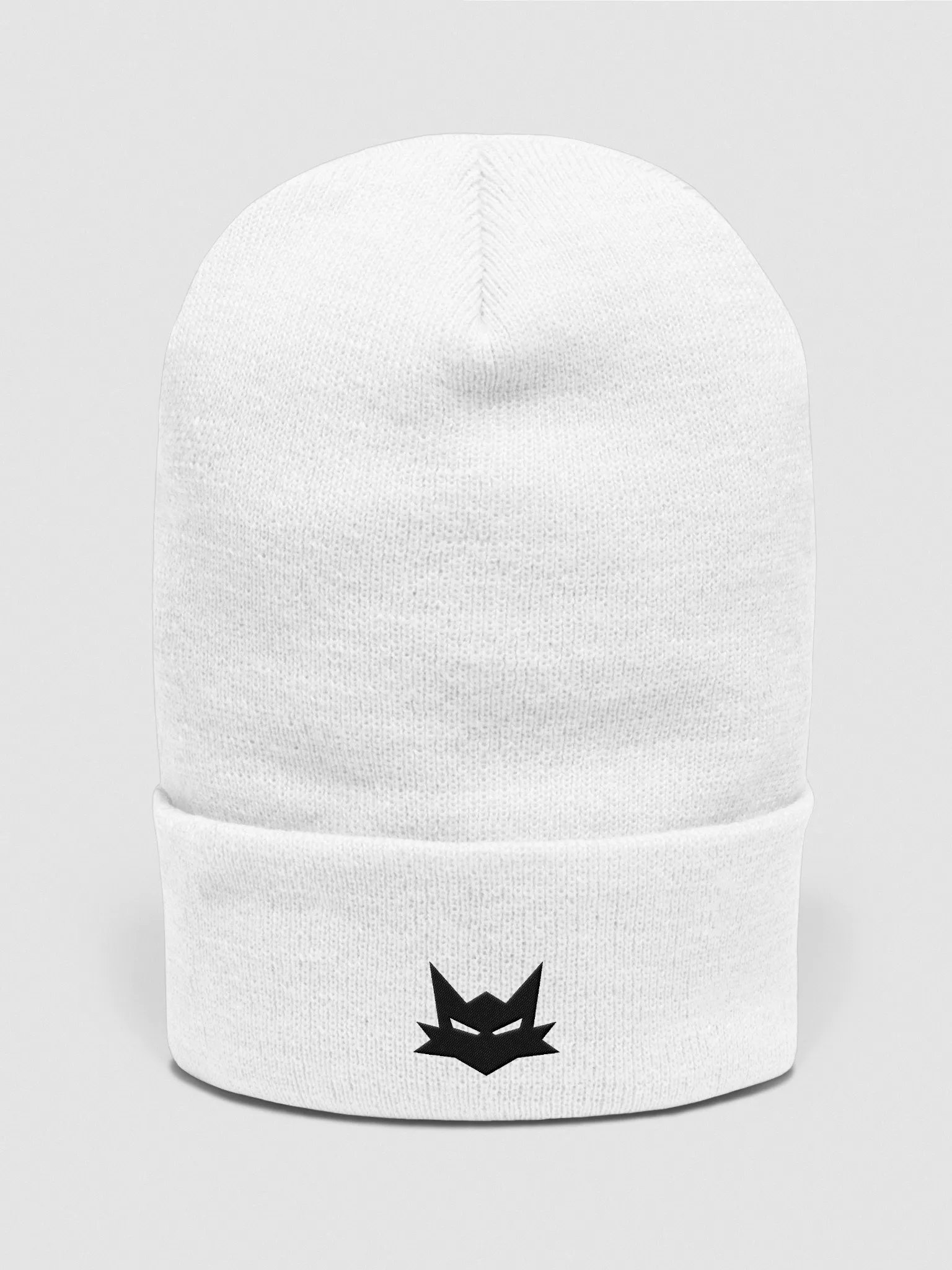 Bonnet à Revers Blanc - Logo Renard, Taille Unique product image (1)