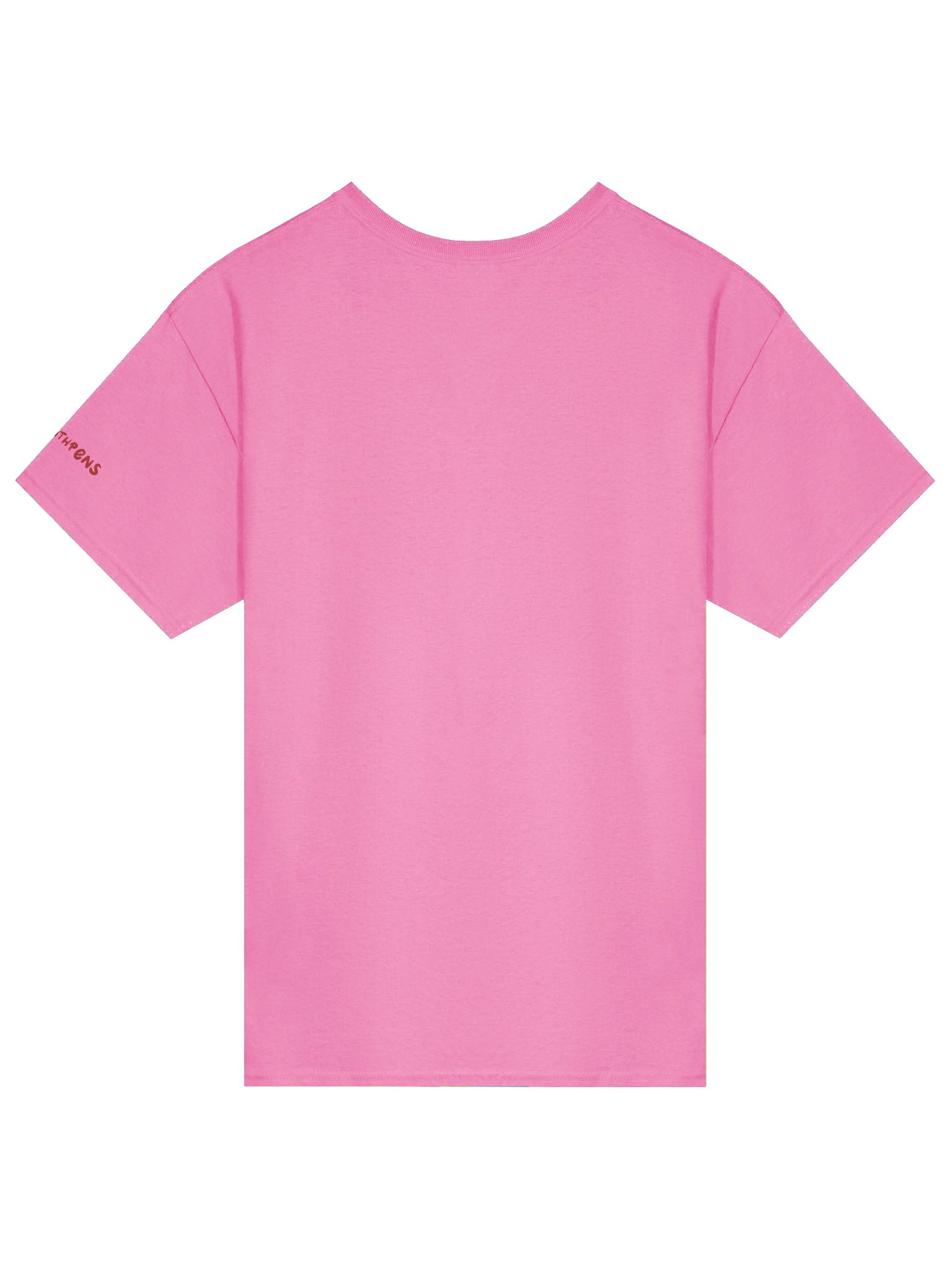 having fun is not a sin red on pink t-shirt product image (8)