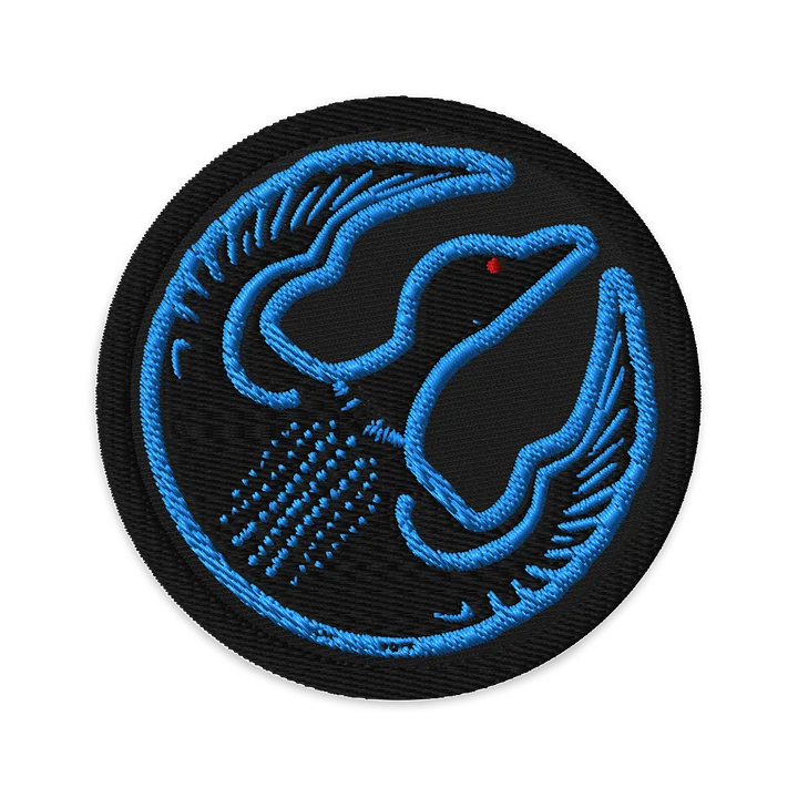 Rebel Loon Patch - Black & Light Blue product image (1)