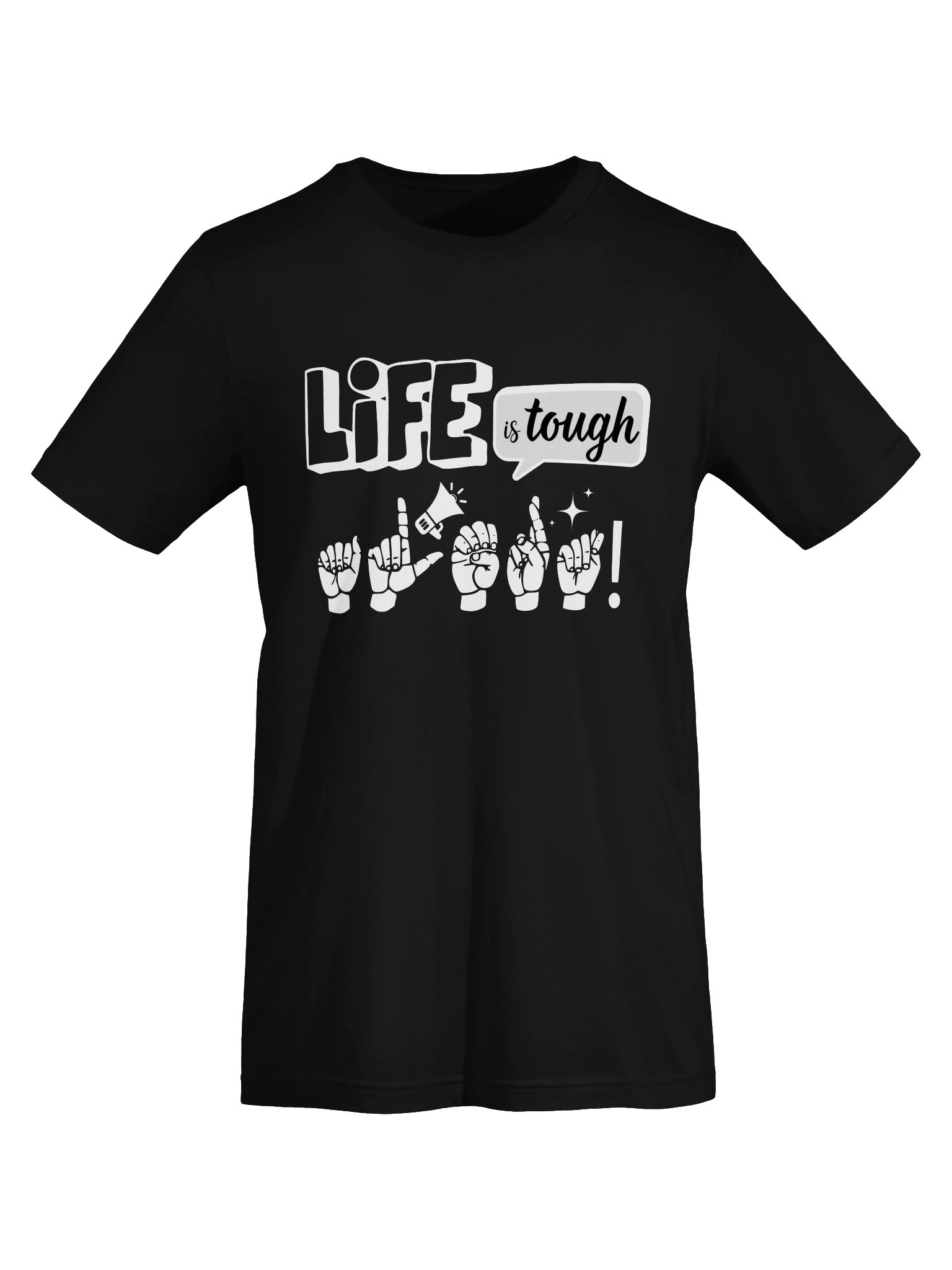 The "Life is Tough Alert" Identity Tee product image (5)