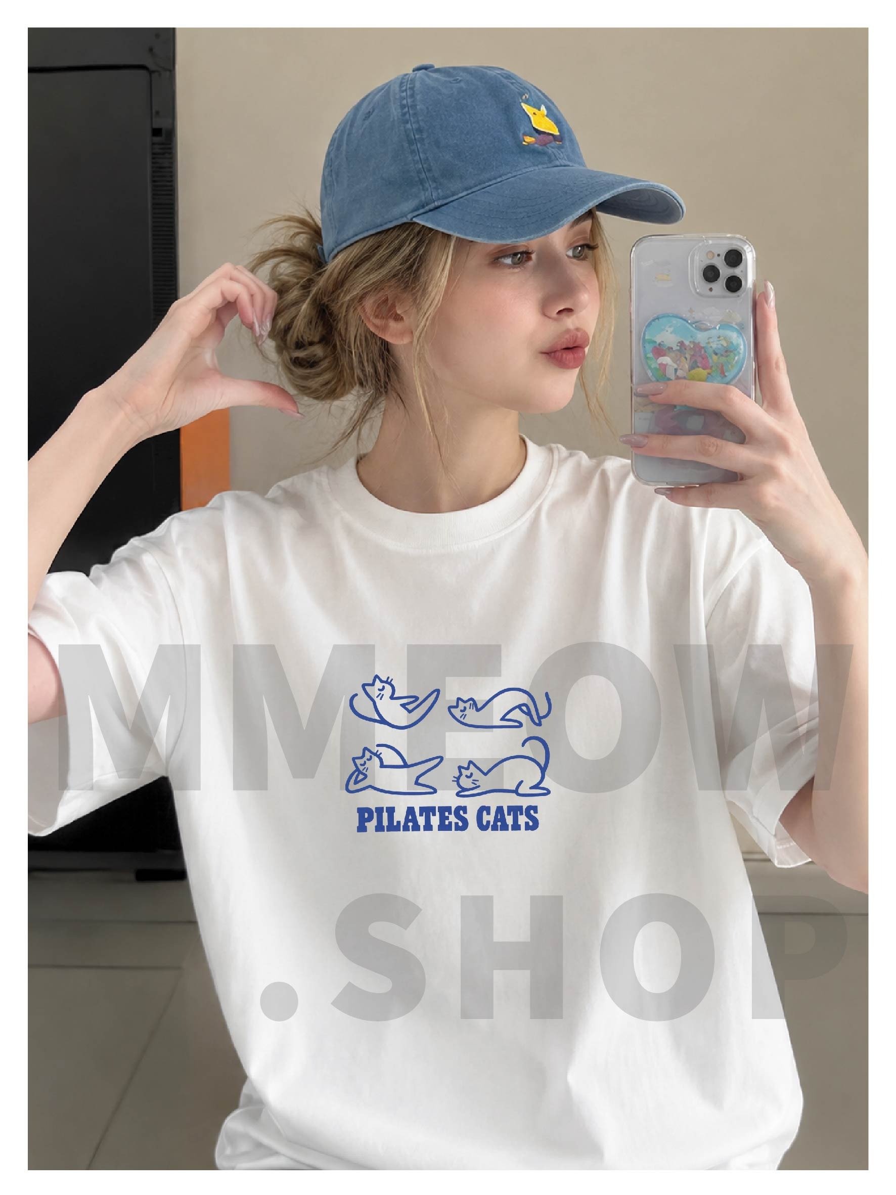 PILATES CATS T - SHIRT PRINTED product image (111)