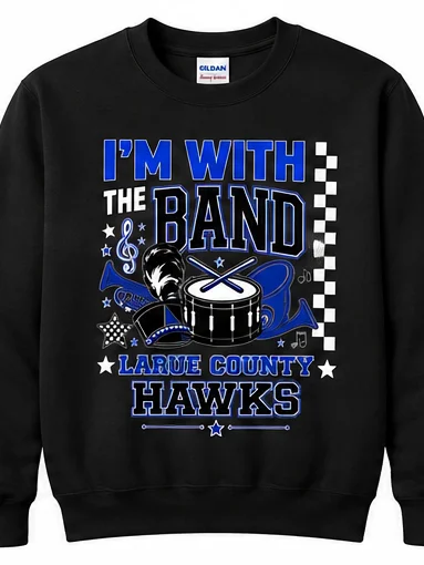 With the Band Gildan Blend Sweatshirt product image (1)