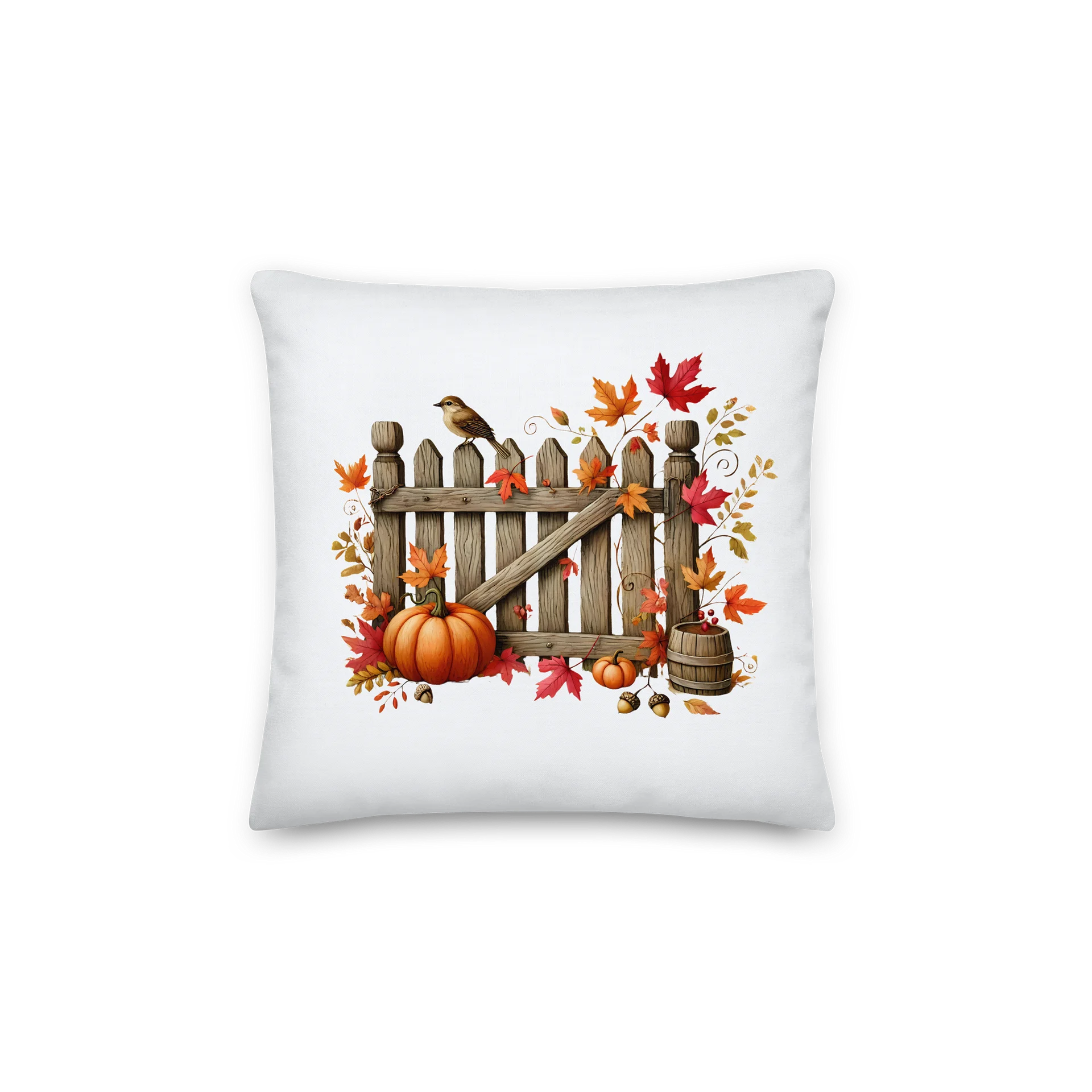 The Little Autumn Gatekeeper — Two-Sided Dog Pillow product image (2)