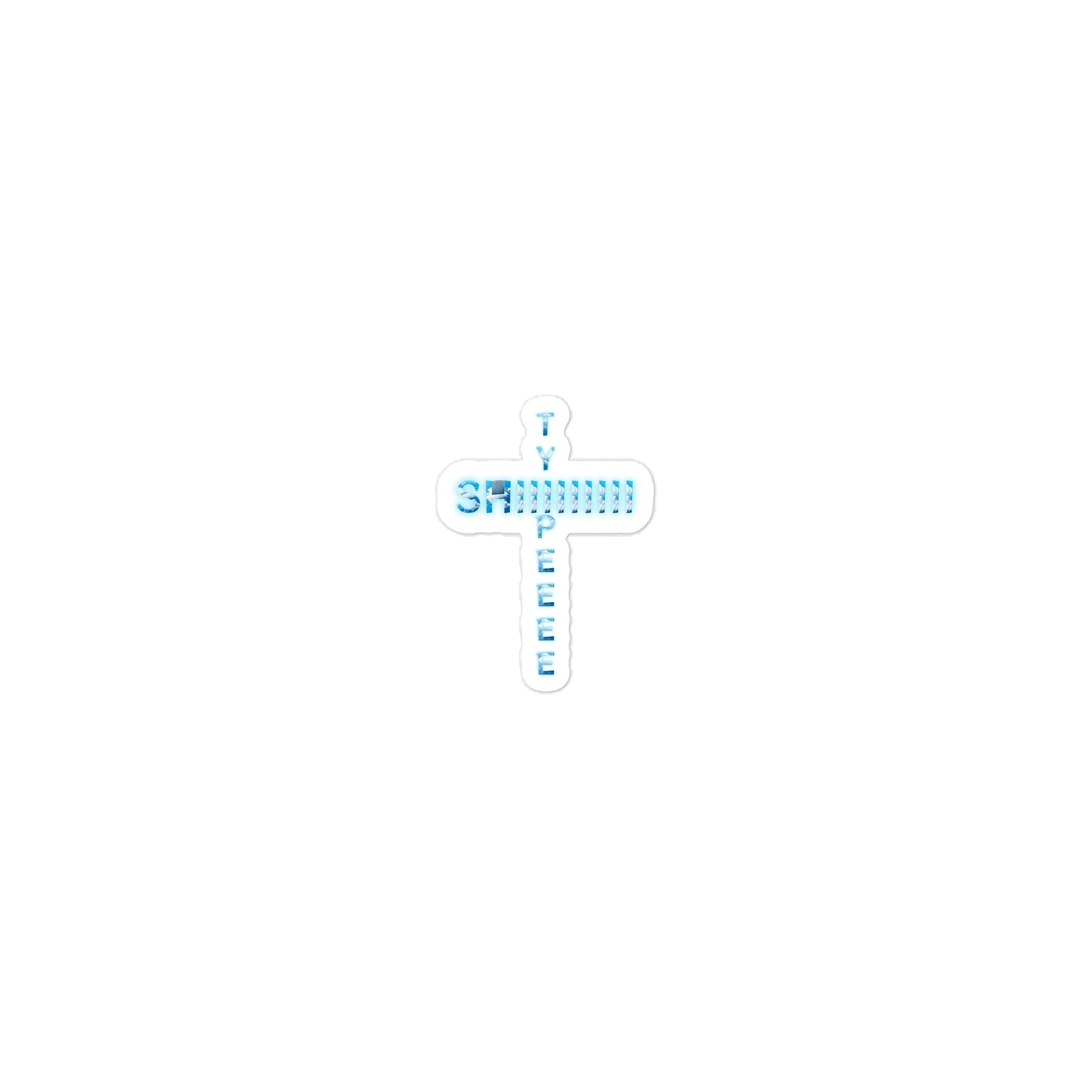 Typeeeeee Shiiiiiiiii - Die-Cut Stickers product image (1)