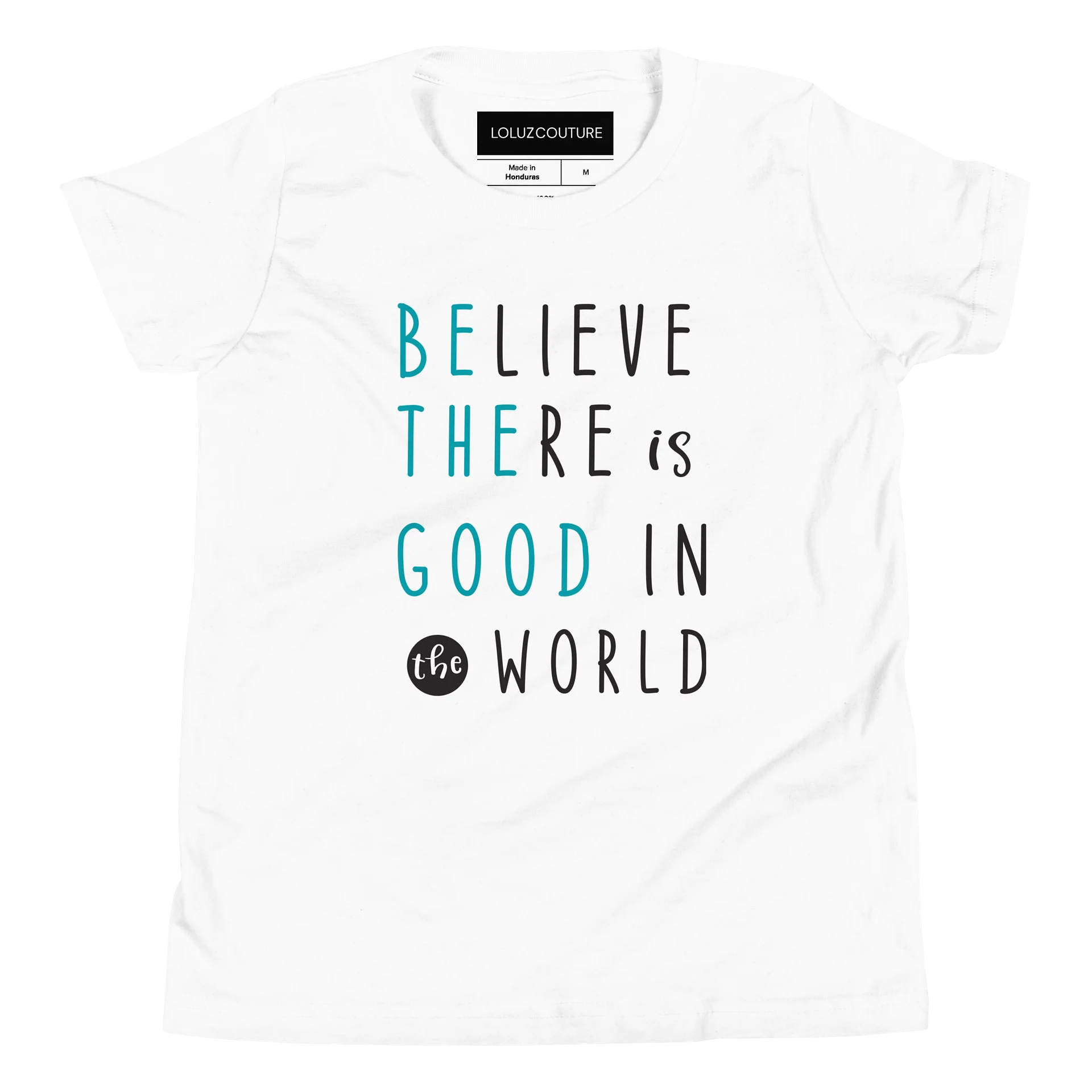 Believe There Is Good in the World – Bella + Canvas Youth Soft Cotton T-Shirt product image (6)