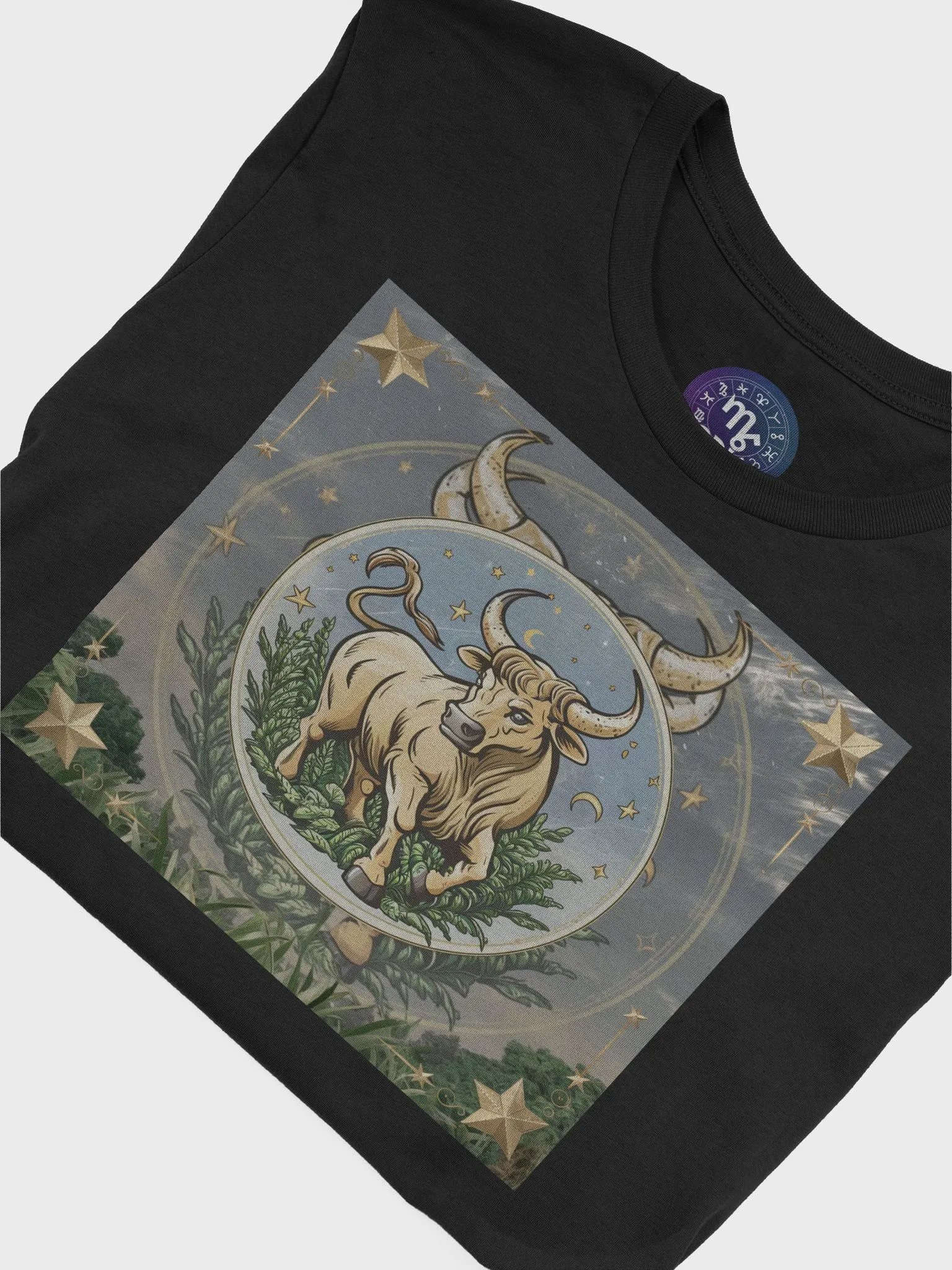 Supersoft Unisex Taurus Zodiac T-Shirt with Celestial Bull Design product image (7)