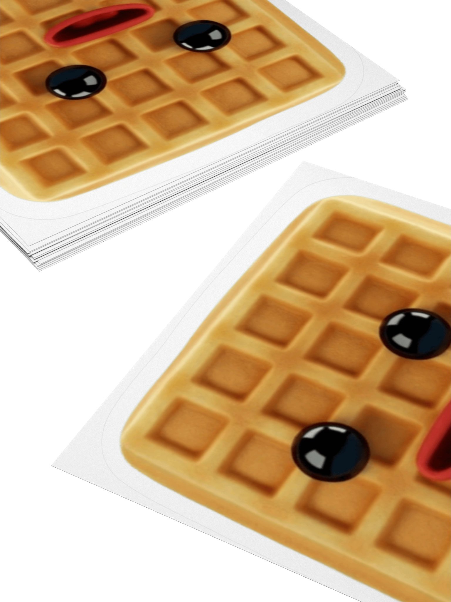 WAFFLŌN STICKER (LARGE) product image (4)