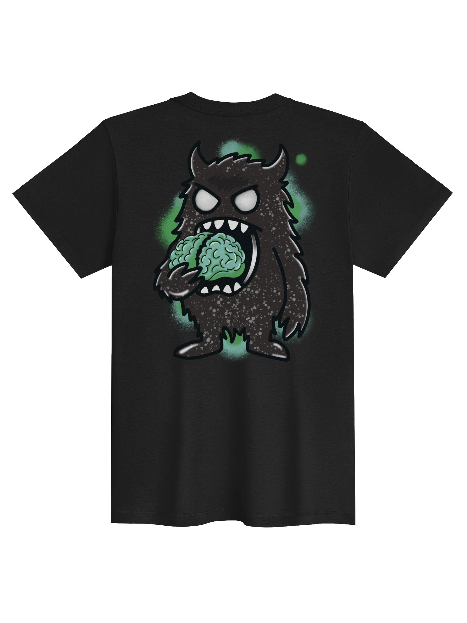 Monster Brains Back Print Women's Tee product image (1)