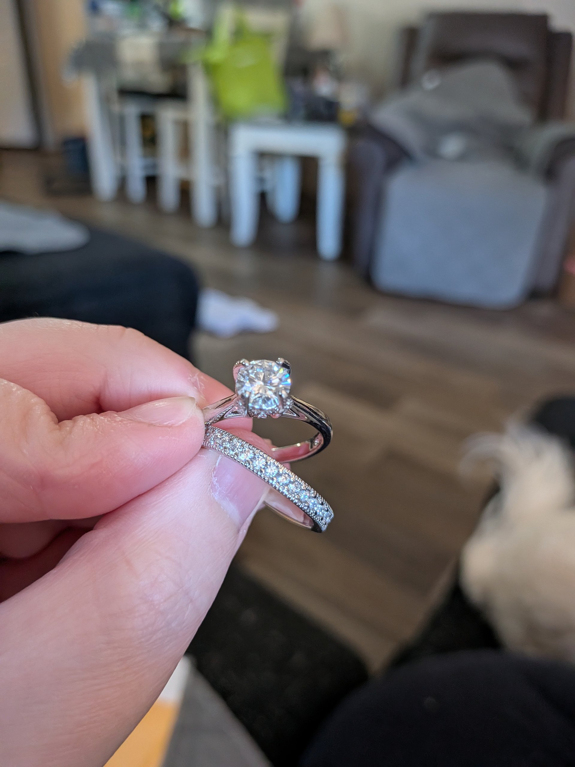 Sterling Silver Bridal Set - Size 9 product image (1)