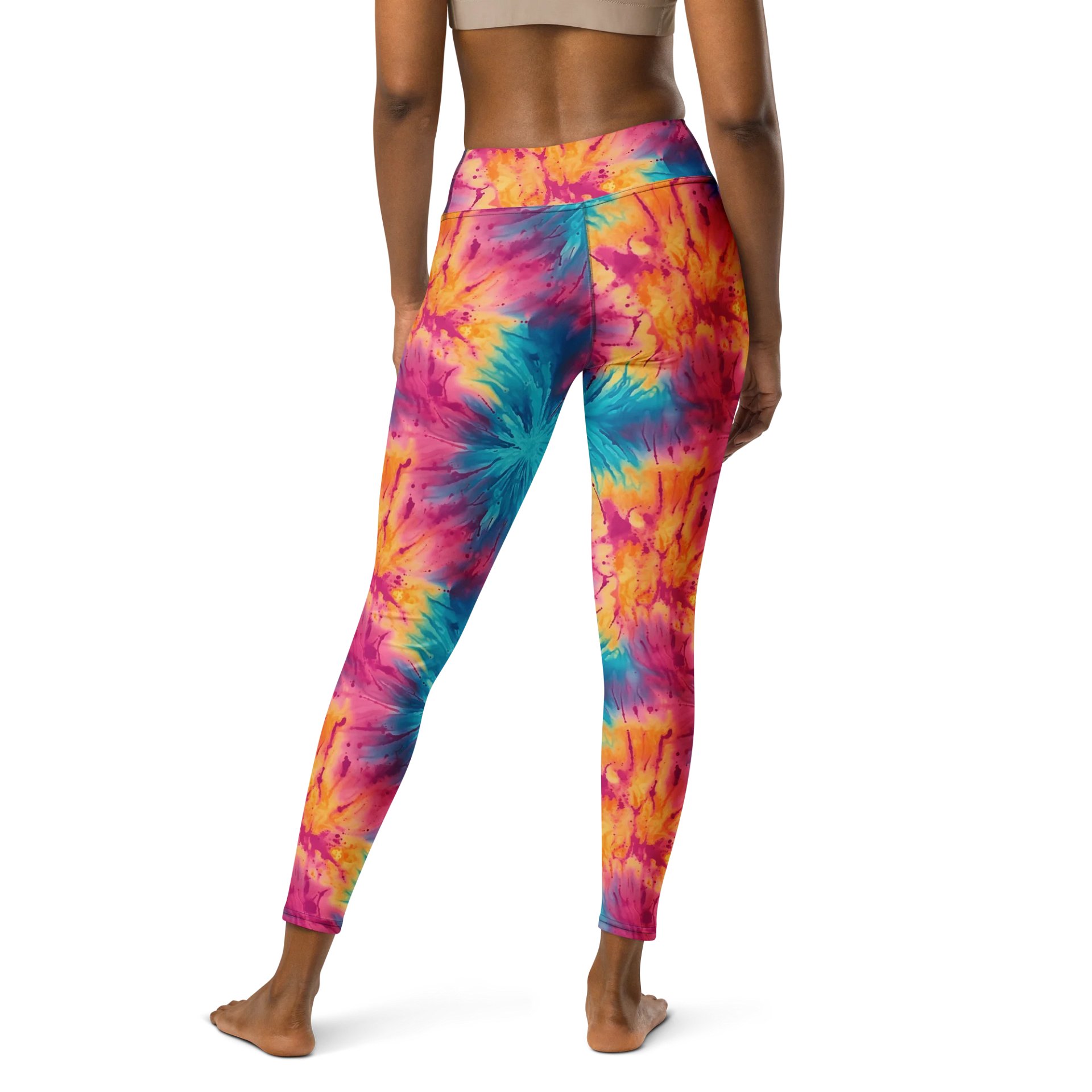 Vibe Burst Yoga Leggings – Bold Energy, Ultimate Flex product image (2)