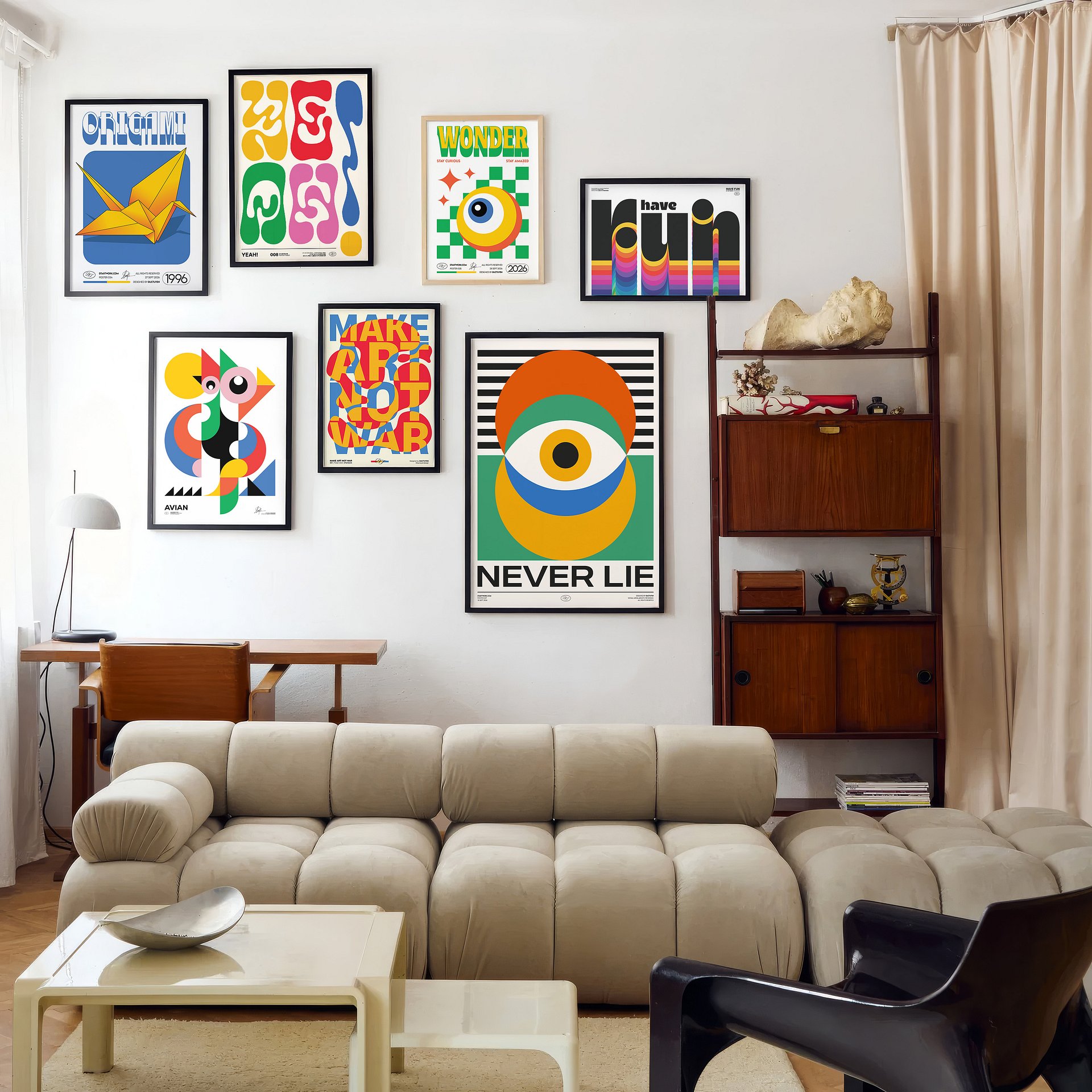 "Eyes Never Lie" Framed Poster product image (3)
