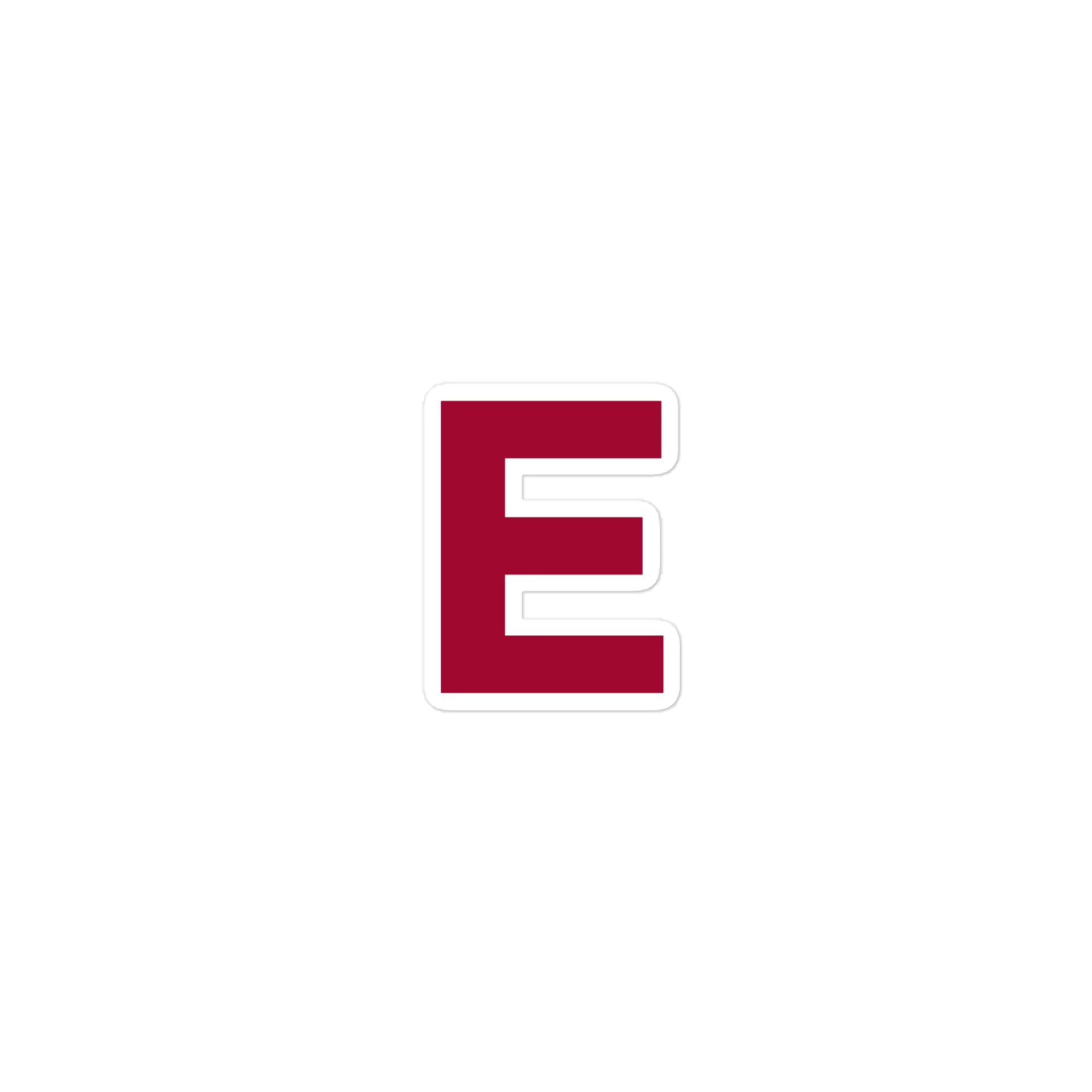 'E' Sticker product image (1)