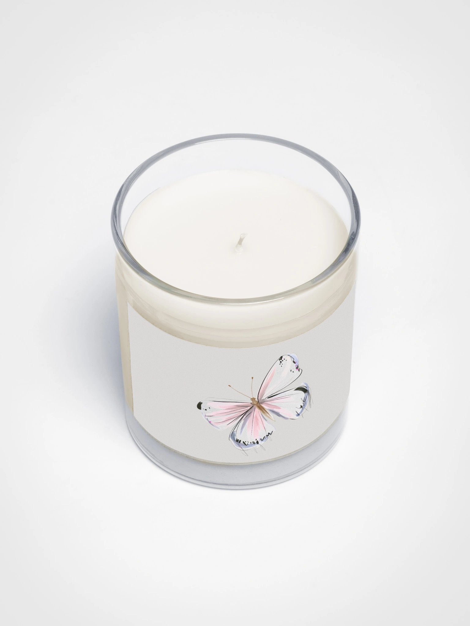 The Pink Watercolor Butterfly Sanctuary Candle product image (3)