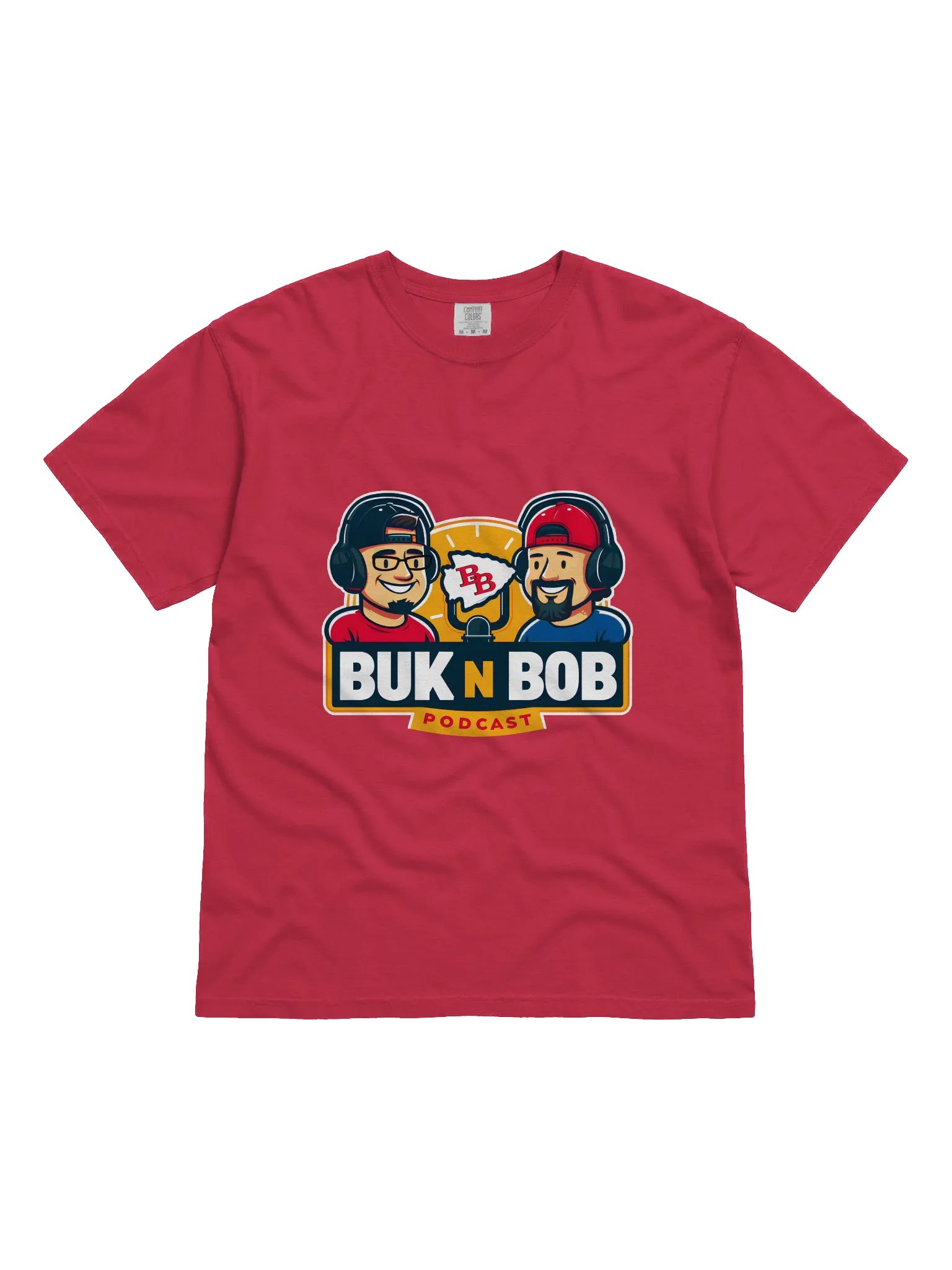 Buk N Bob Podcast Cartoon Logo T-Shirt product image (8)