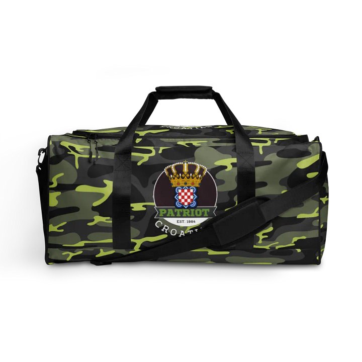 Croatian Patriot All-Over Print Duffle Bag product image (1)
