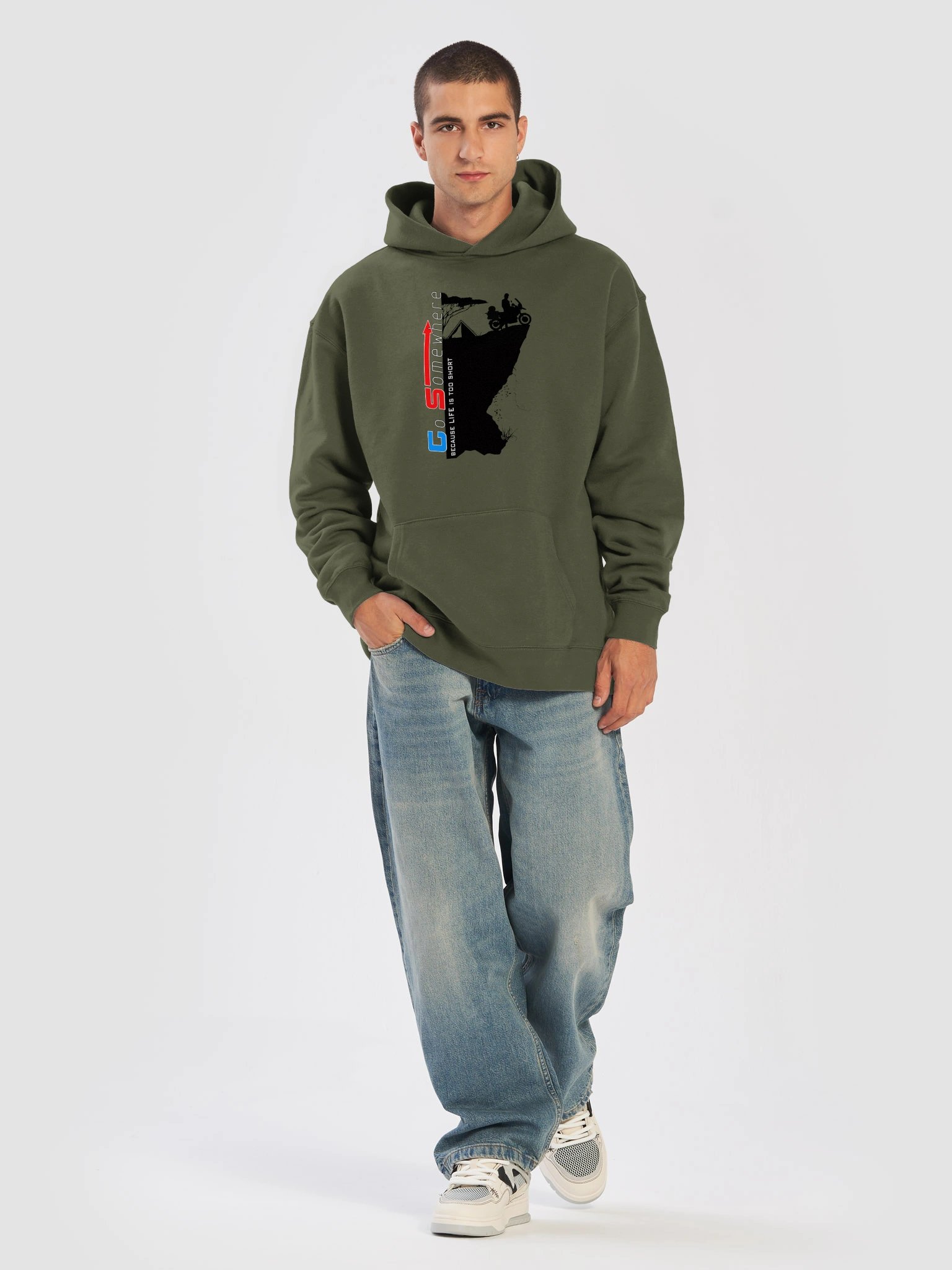GS. Go Somewhere. Because life is too short. | MEN’S Hoodie product image (32)