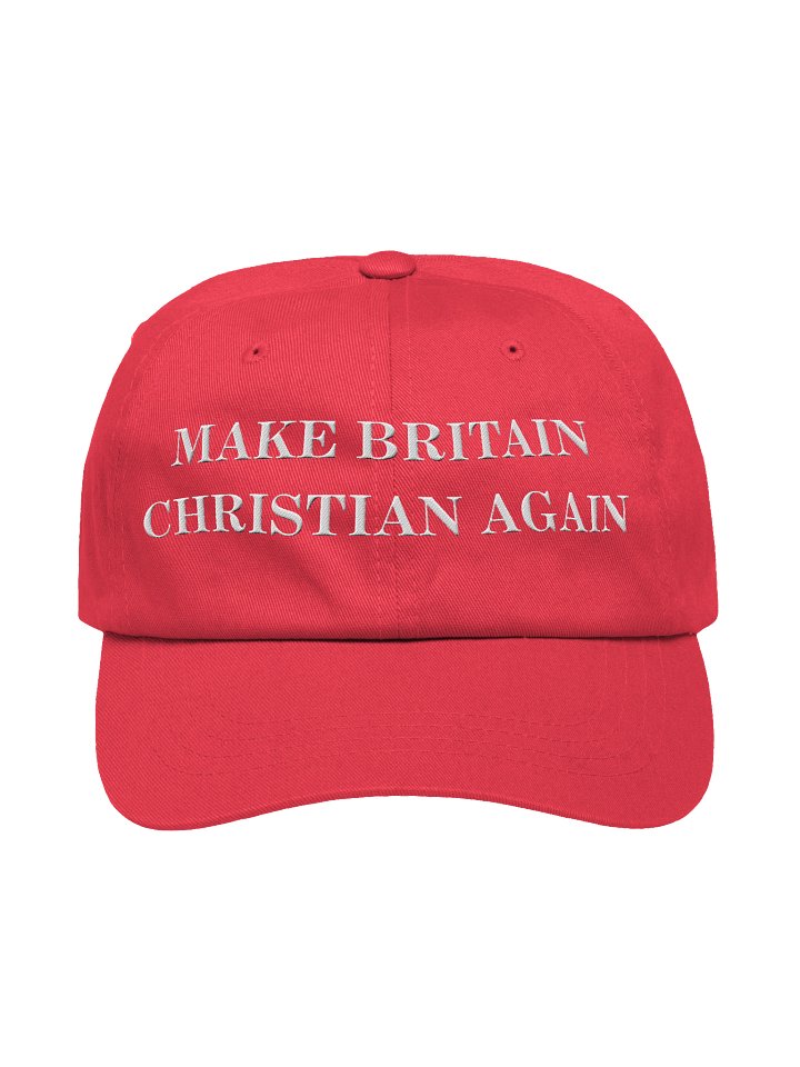 “Make Britain Christian Again” Red Patriot Cap product image (1)