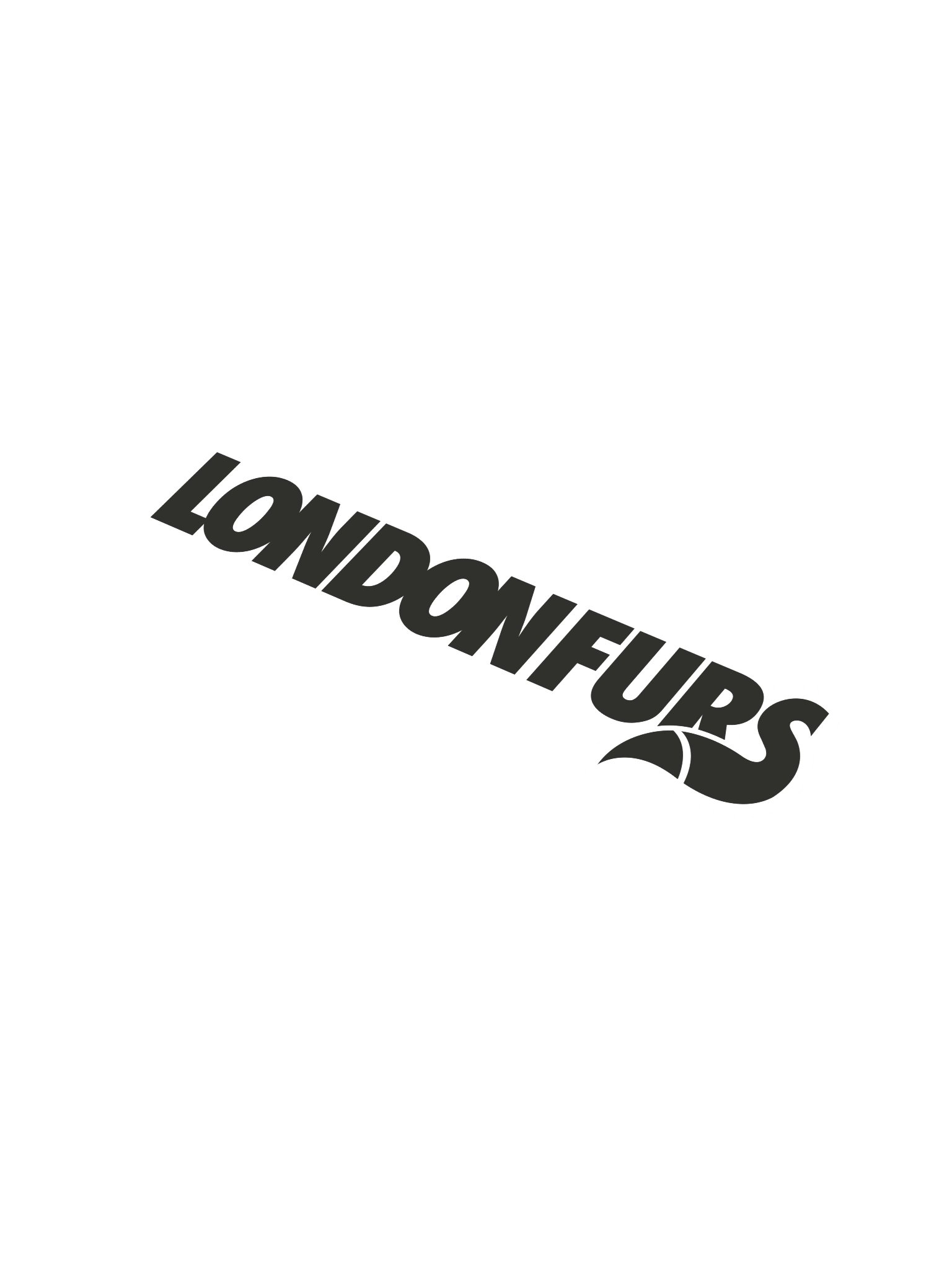 LondonFurs Logo Black - Sticker product image (1)