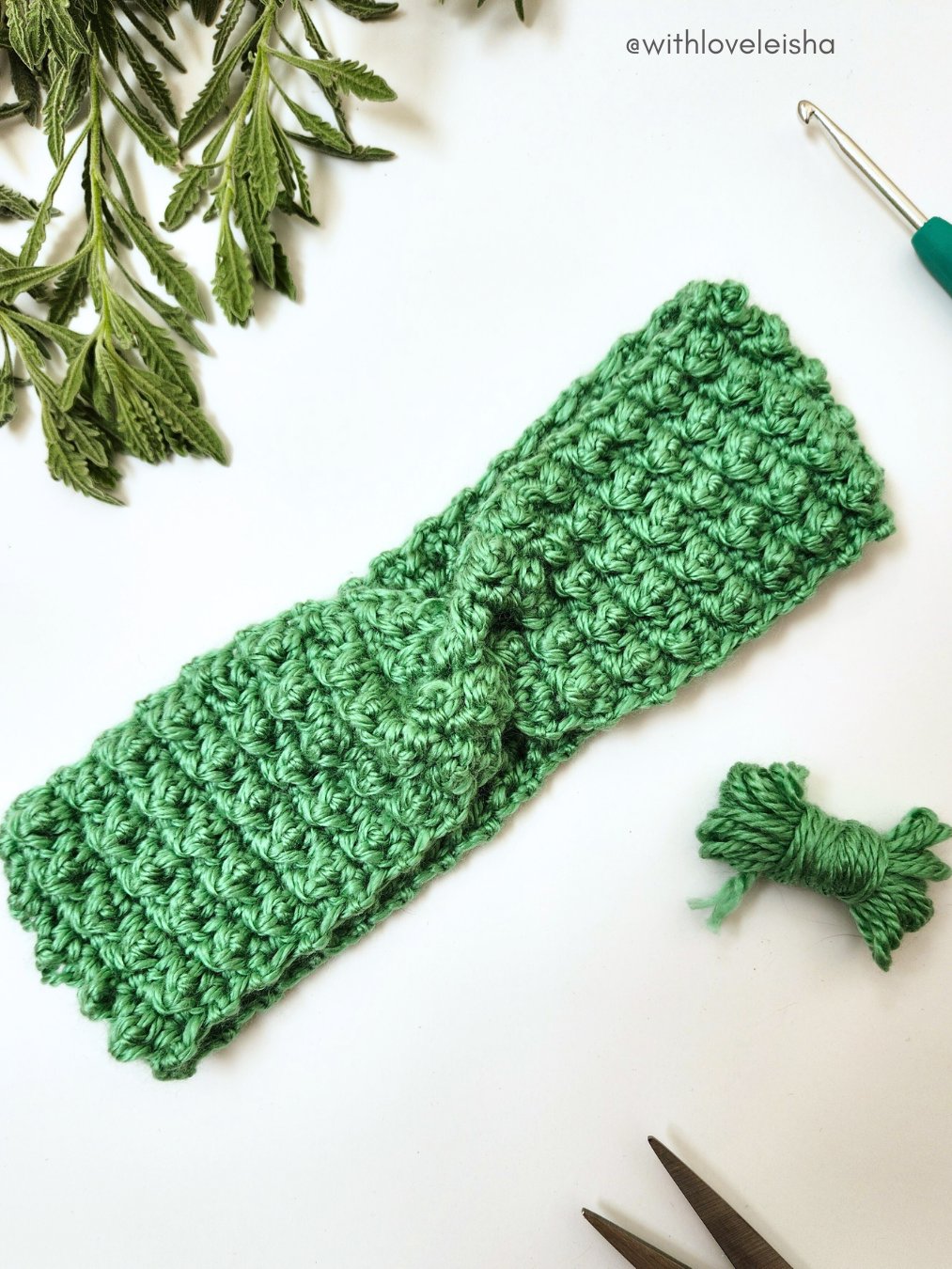 Easy Perfect Fit Cobblestone Winter Crochet Headband - Beginner Written Pattern & Ad Free Video product image (5)