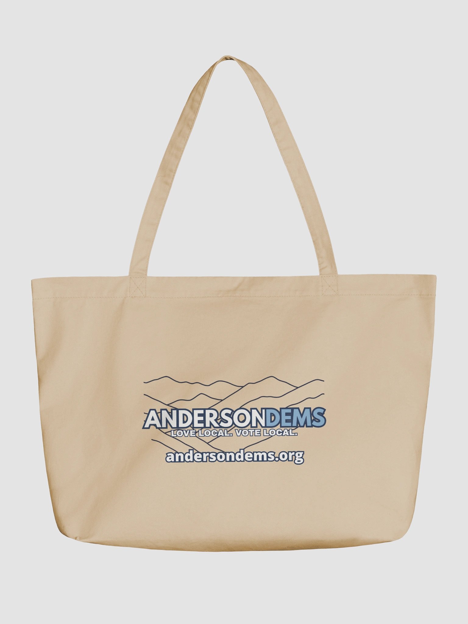 Anderson Dems Logo (Cotton Twill Tote) product image (1)