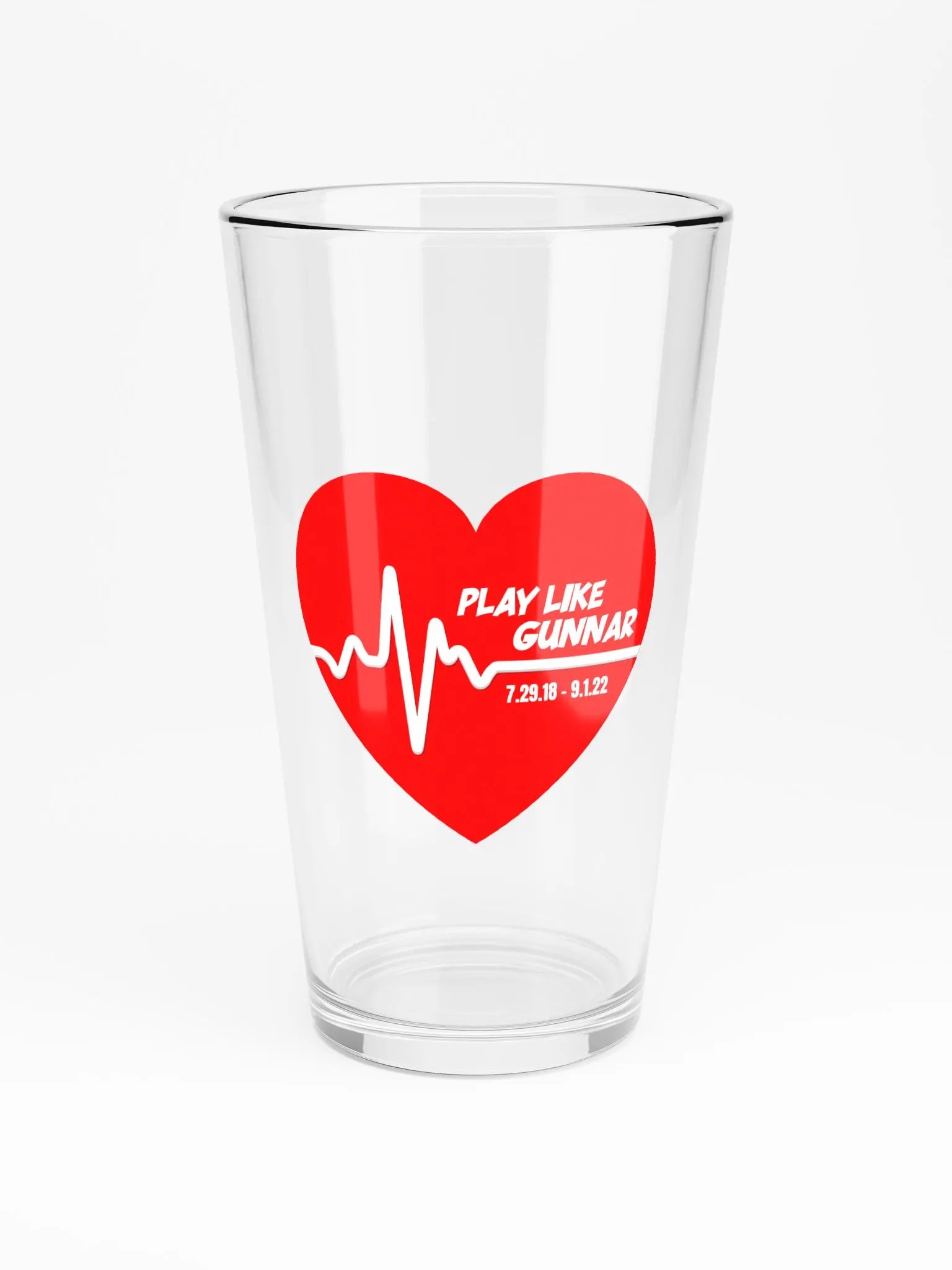 Play Like Gunnar Pint Glass product image (3)