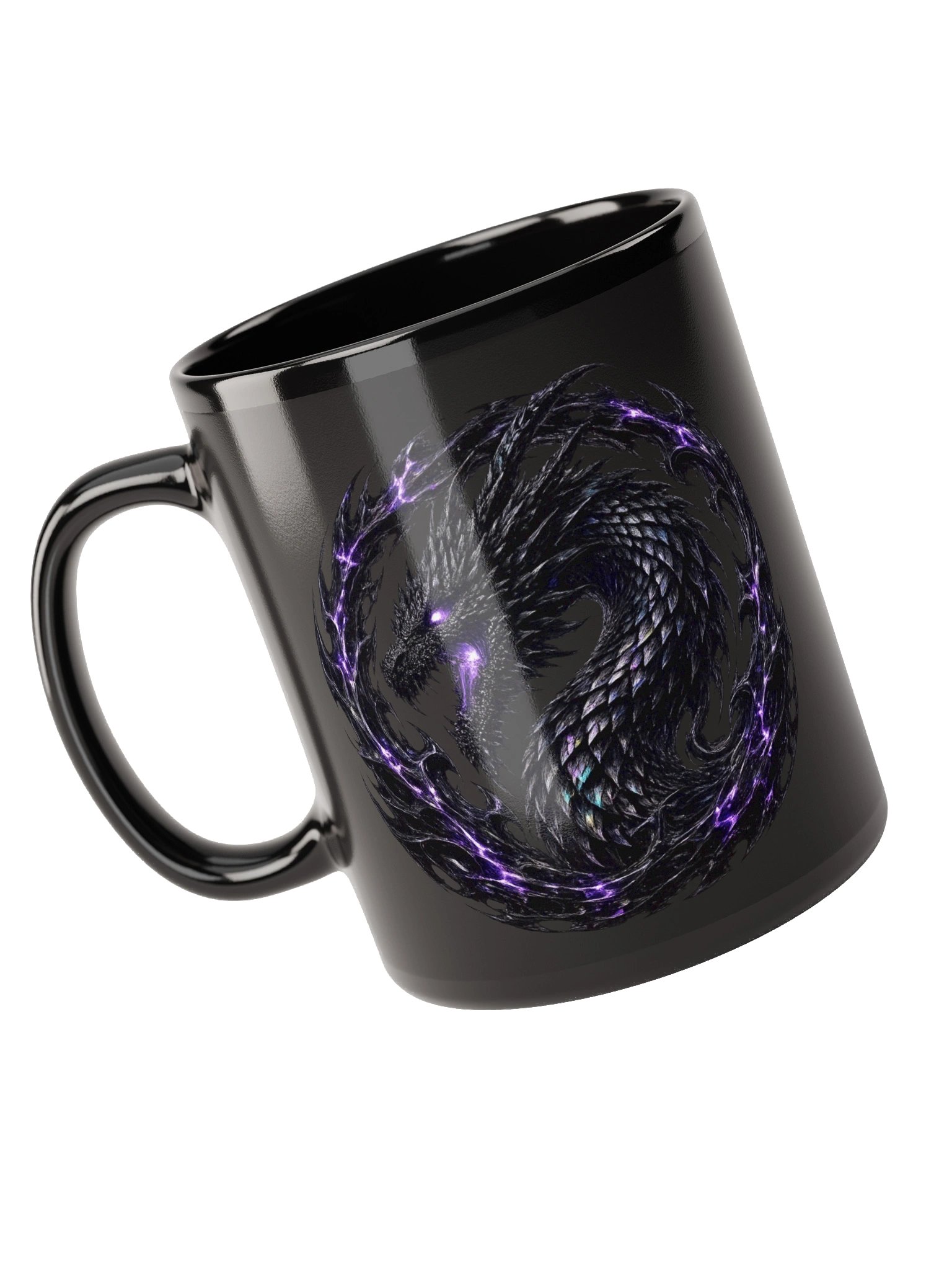 ⚫🐉 The Black Dragon – The Void Sovereign Mug product image (9)