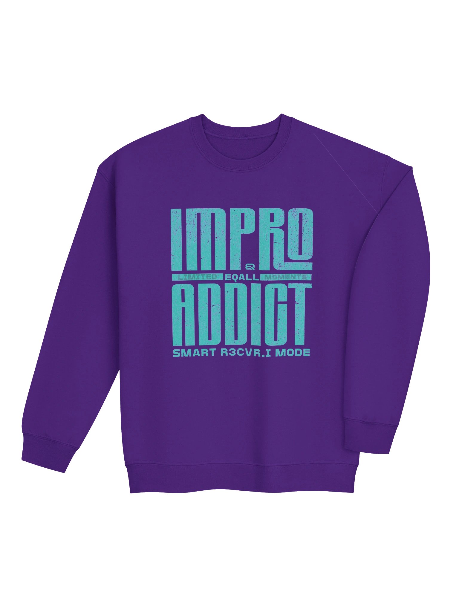 Limited IMPRO Addict Moments Crewneck Gildan Sweatshirt_R3CVR.i mode by EQALL® Essentials_Turquoise product image (5)