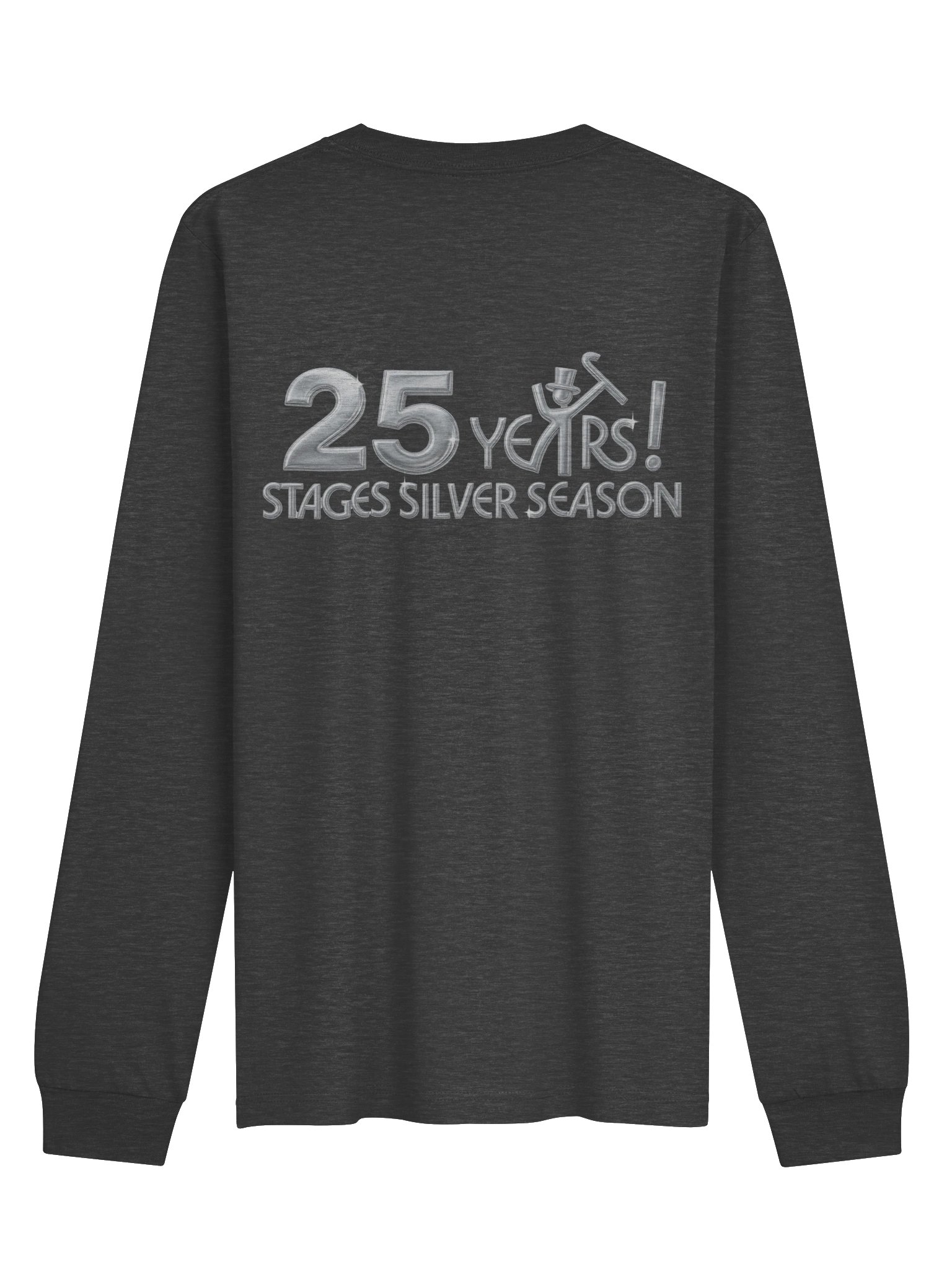 Dark Super Soft Long Sleeve T Shirt - 25th Anniversary Logo on Back product image (2)