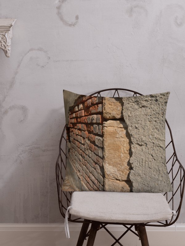 Premium pillow - Damaged house wall product image (1)