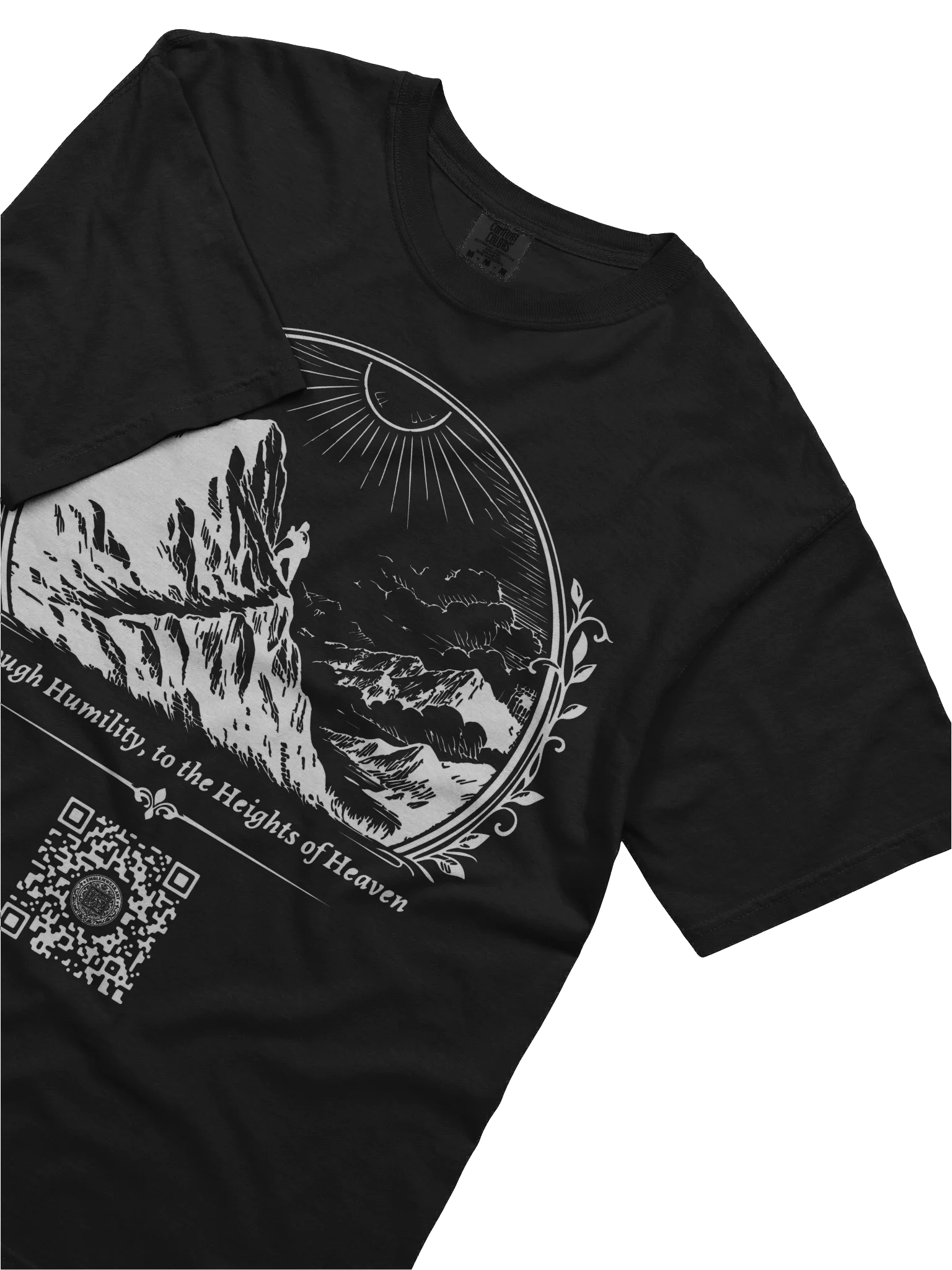 Descent Before Ascent (White on Black/Color) product image (5)