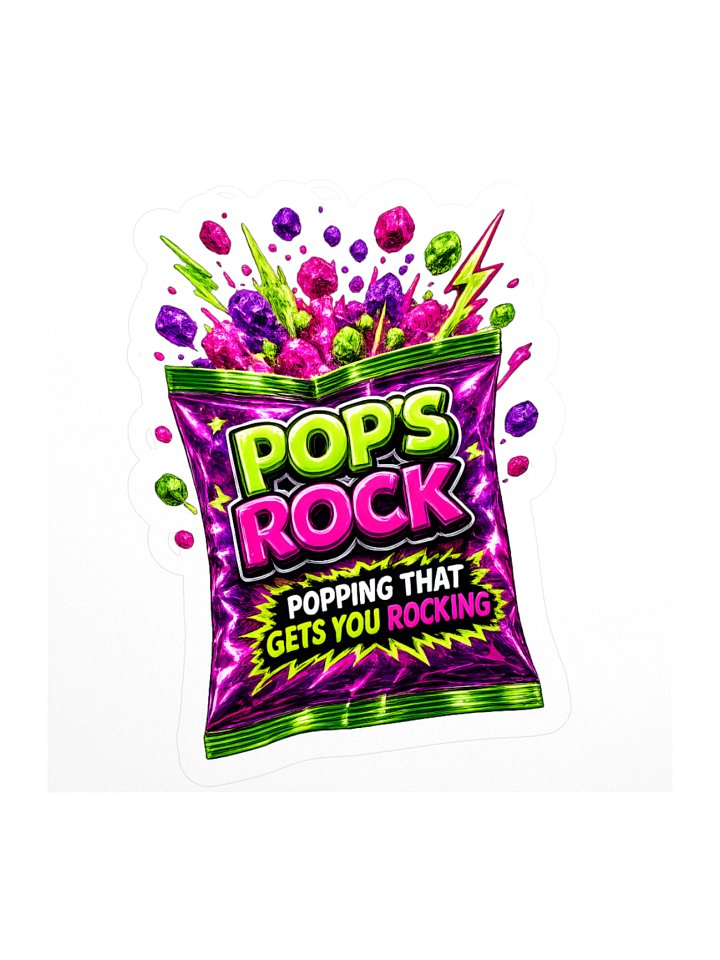 ''Pop's Rock'' Kiss Cut Stickers product image (1)