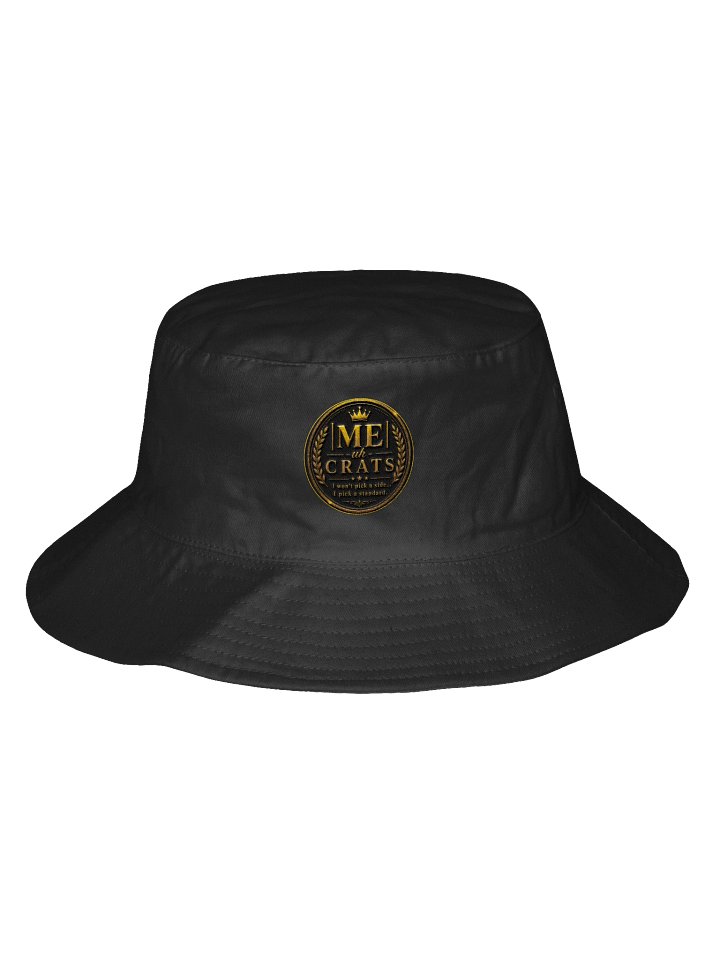|ME| -uh- CRATS Signature Flex Bucket Hat (Black & Gold) 🖤✨ product image (2)