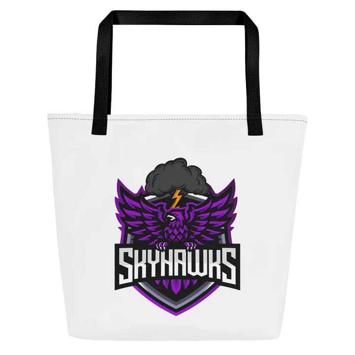 Skyhawks Logo #2 Large Tote Bag w/ Pocket product image (1)