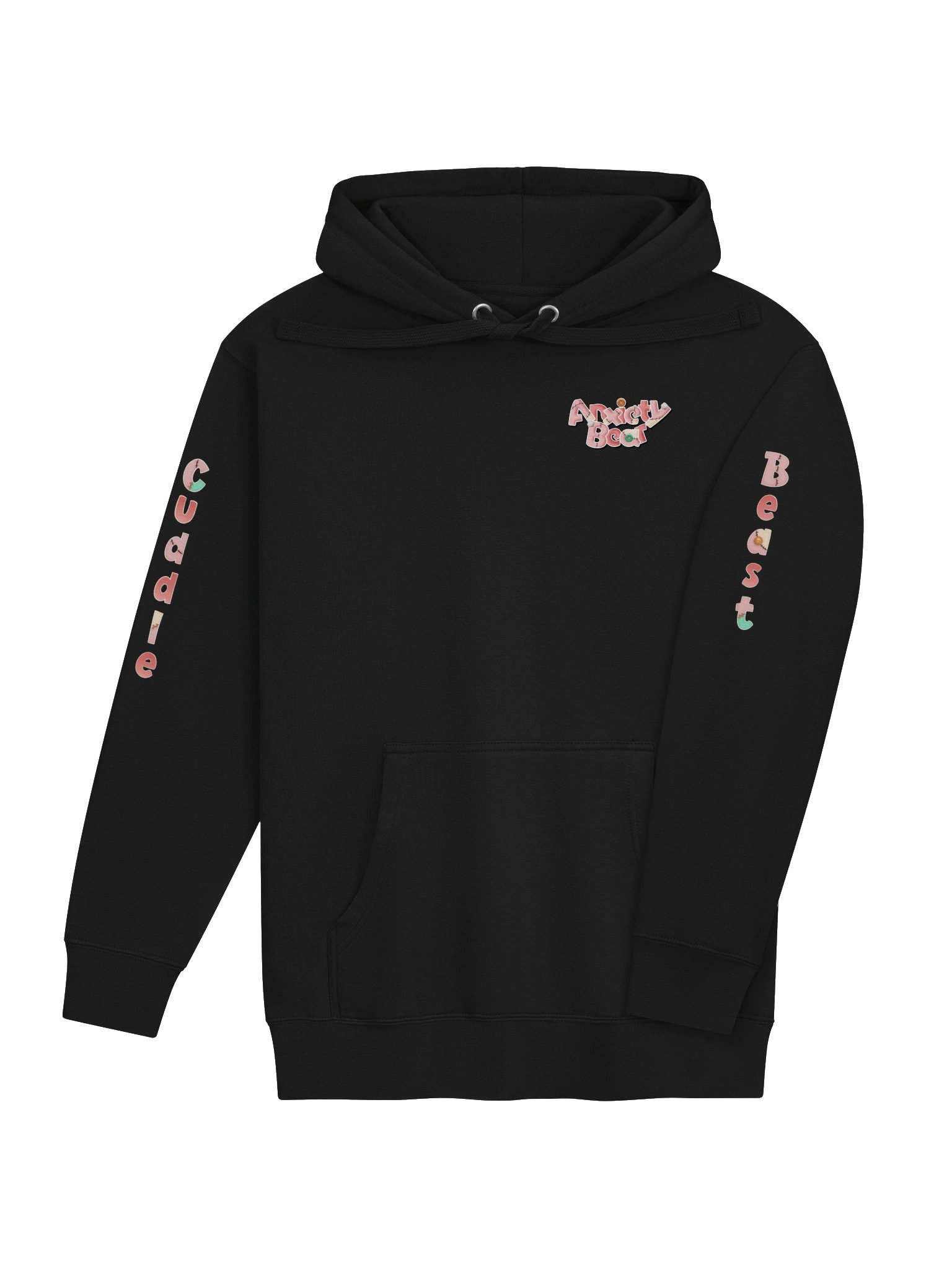 Anxiety Bear gets Buff Hoodie product image (54)