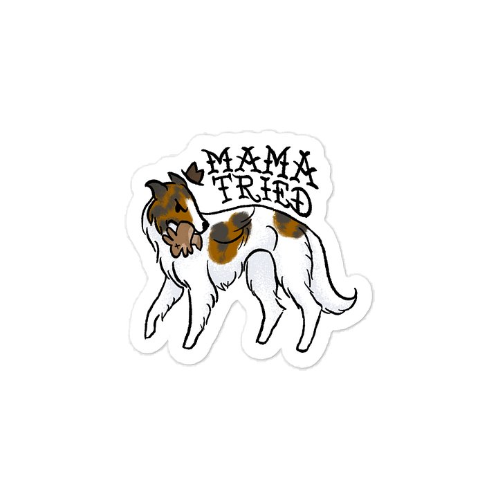 Mama Tried Sticker - Spotted Brindle product image (1)