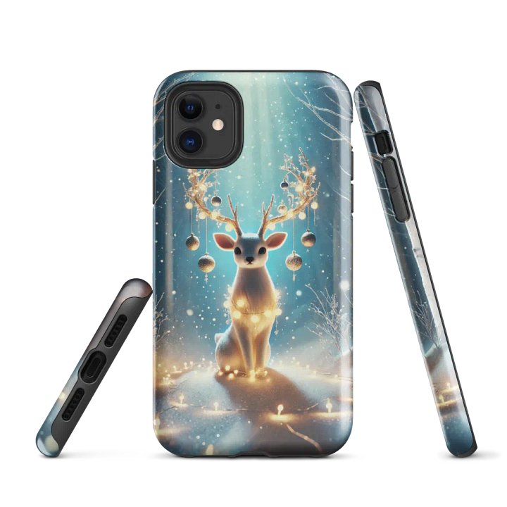 Enchanted Reindeer iPhone Tough Case – Holiday Elegance product image (1)