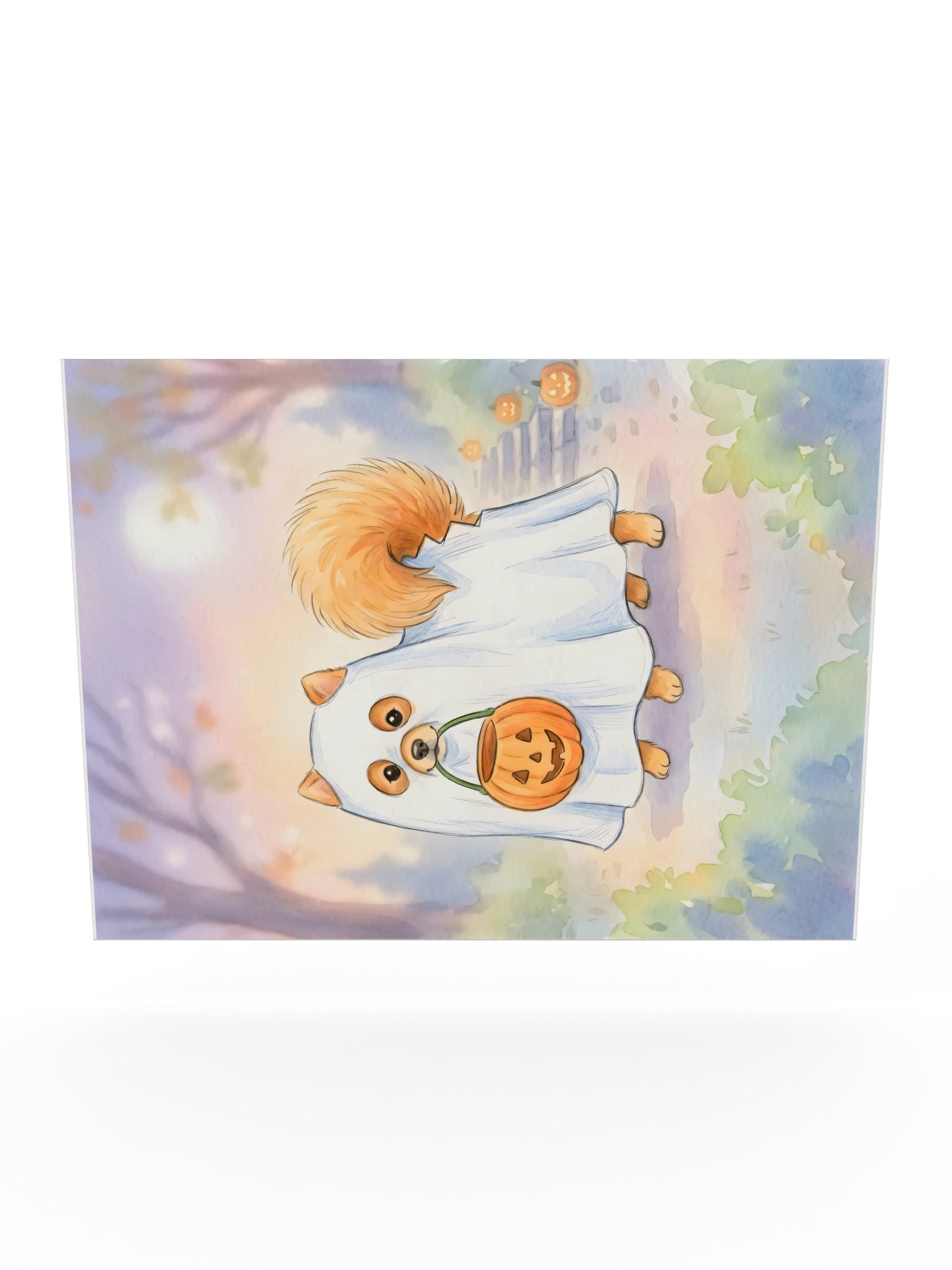 Little Ghost Pomeranian Poster product image (24)