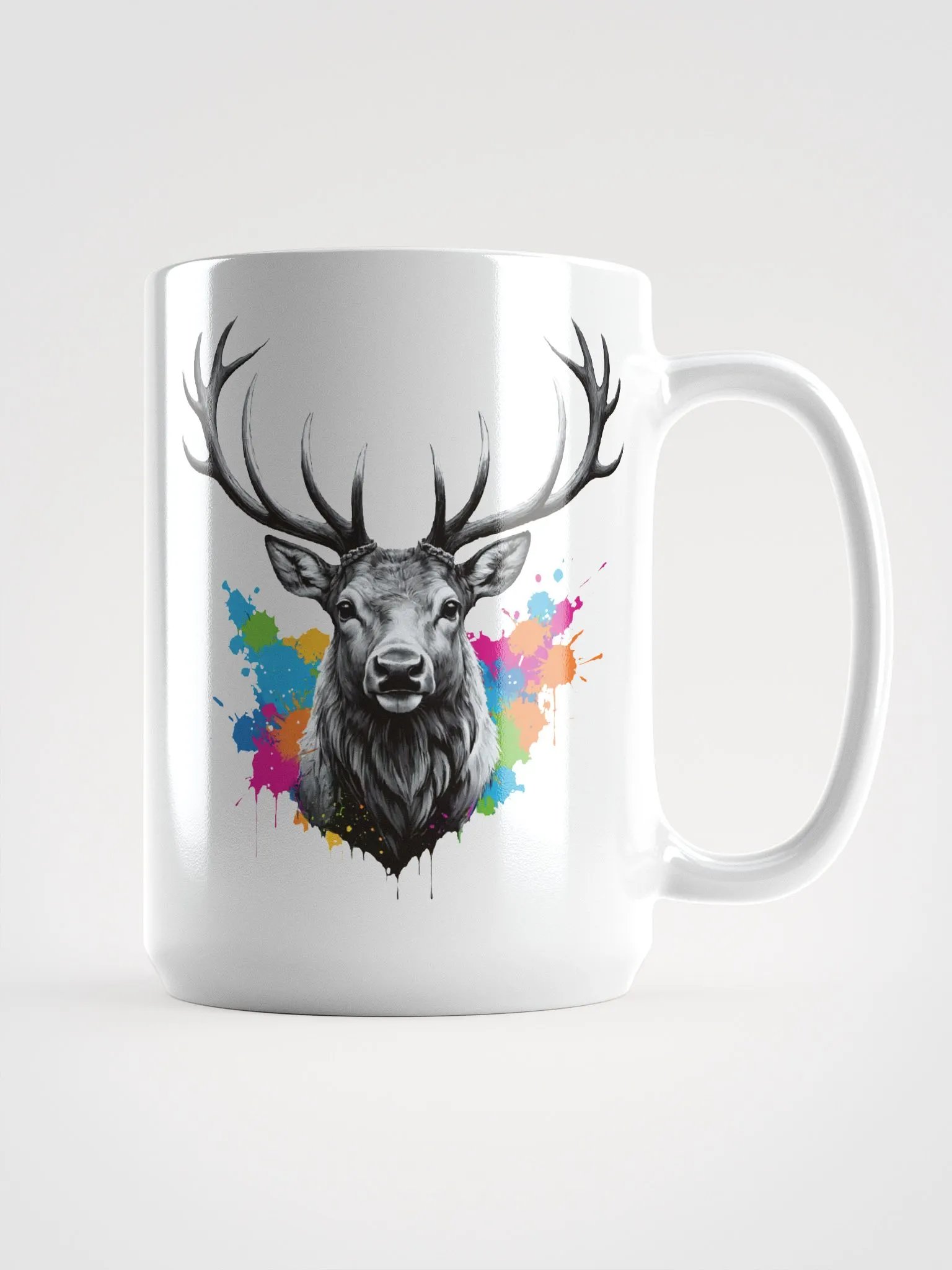 Colorful Elk Mug 15oz product image (1)