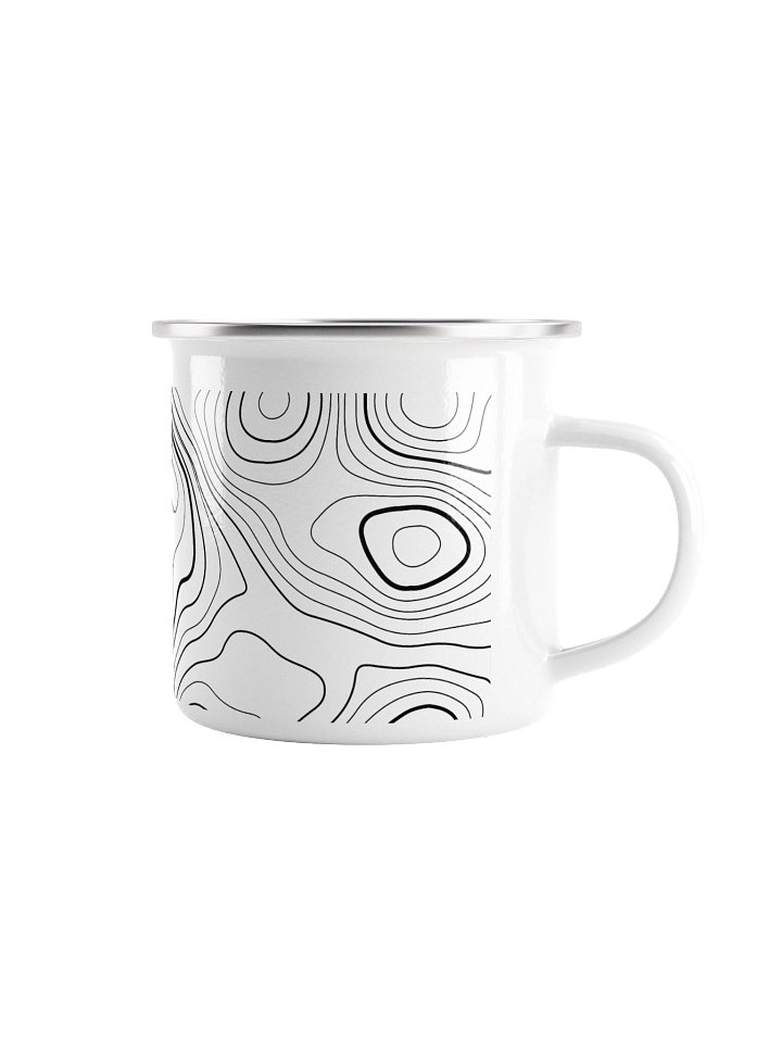 High ground logo enamel mug product image (2)