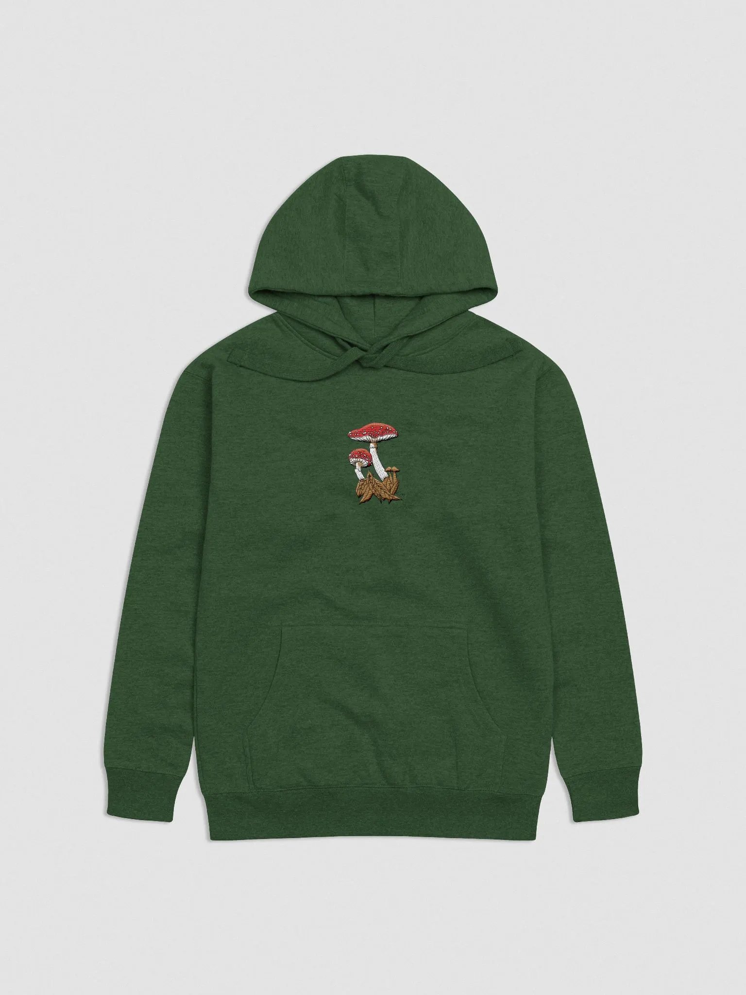 wild-mushroom embroidered hoodie product image (1)