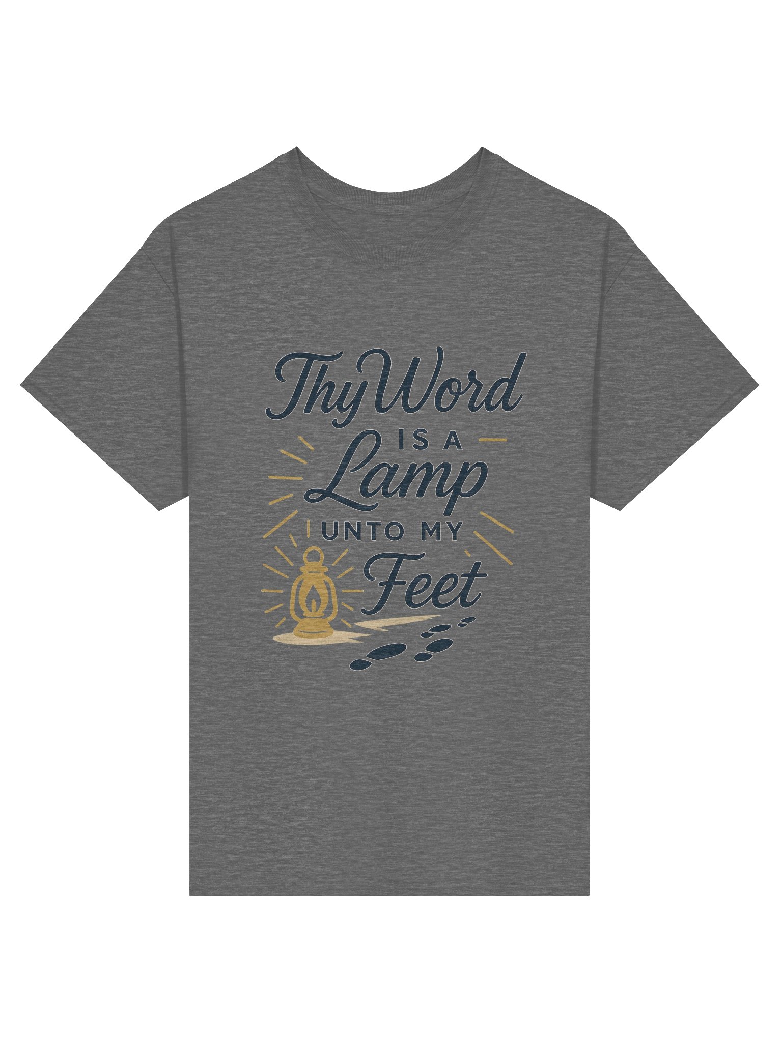 Thy Word Is a Lamp Unto My Feet - Scripture T-Shirt product image (2)